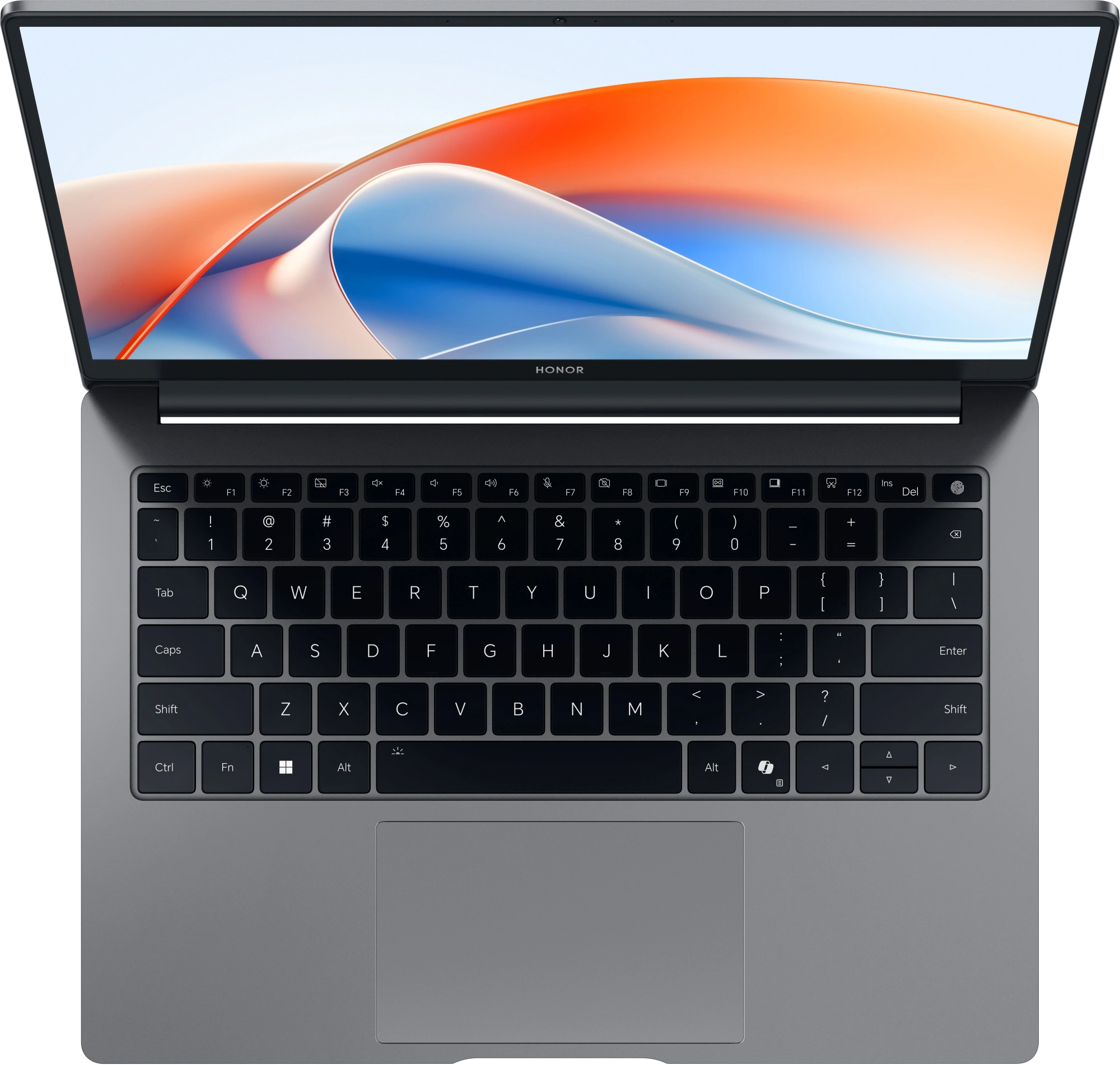 Ноутбук Honor MagicBook X14 Plus 2025 FermiB-5611 Core 5 220H 16Gb SSD1Tb Intel Iris Xe graphics 14" IPS WQXGA (2880x1800) Windows 11 Home grey space WiFi BT Cam (5301ALWA) — изображение 13