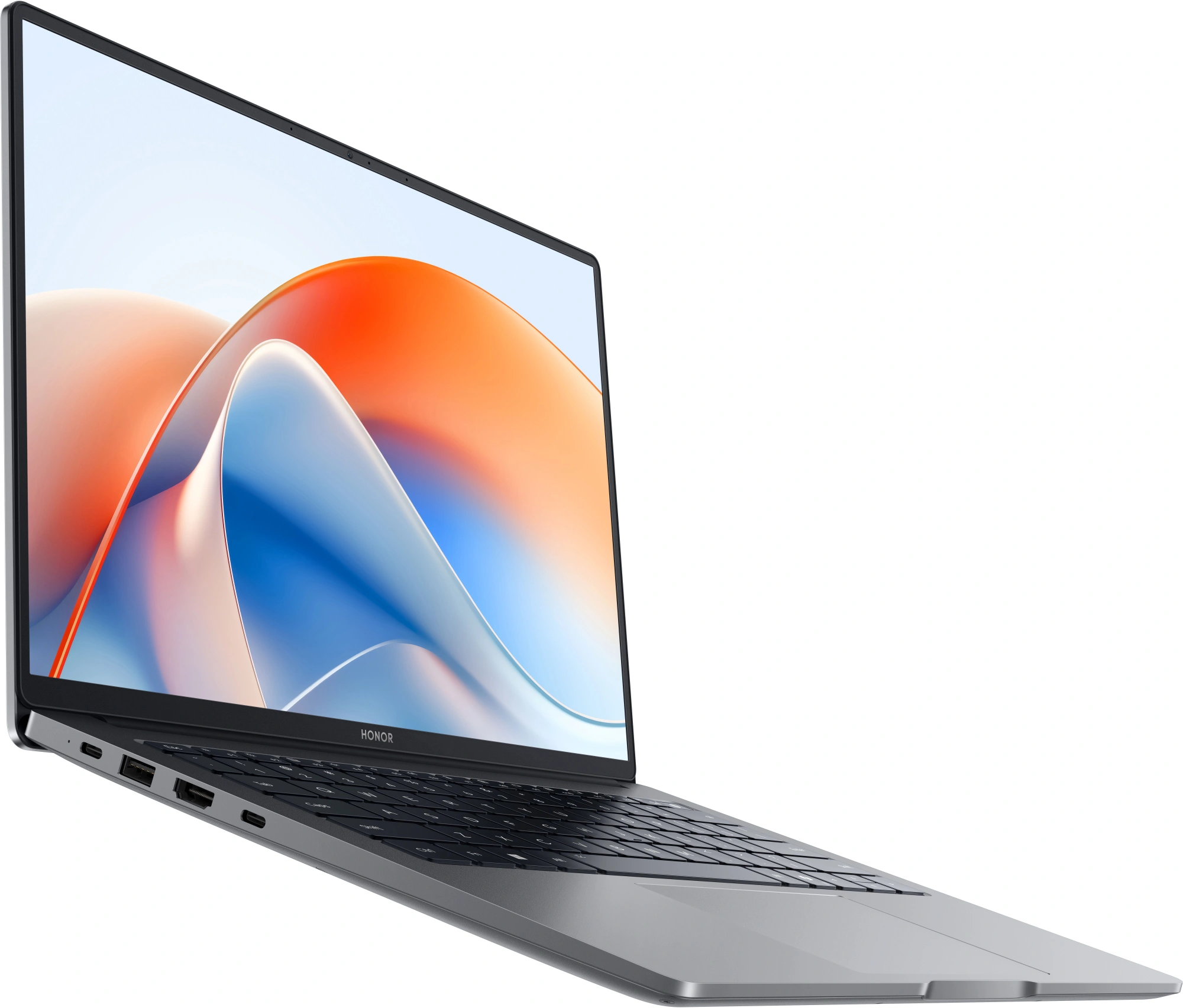 Ноутбук Honor MagicBook X14 Plus 2025 FermiB-5611 Core 5 220H 16Gb SSD1Tb Intel Iris Xe graphics 14" IPS WQXGA (2880x1800) Windows 11 Home grey space WiFi BT Cam (5301ALWA) — изображение 4