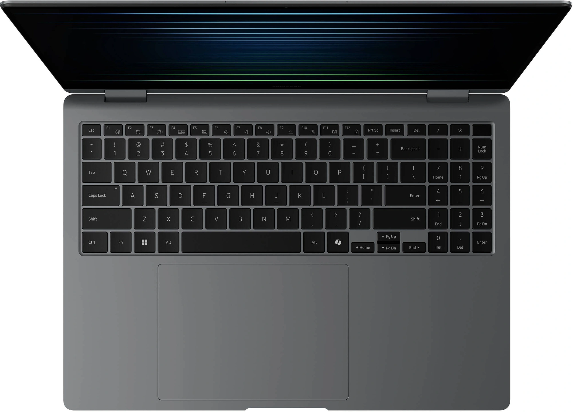 Ноутбук Samsung Galaxy Book 5 Pro 360 NP960 Core Ultra 5 226V 16Gb SSD512Gb Intel Arc 130V 16" AMOLED Touch 2.8K (2880x1800) Windows 11 Home Multi Language grey WiFi BT Cam (NP960QHA-KG3IN) — изображение 5