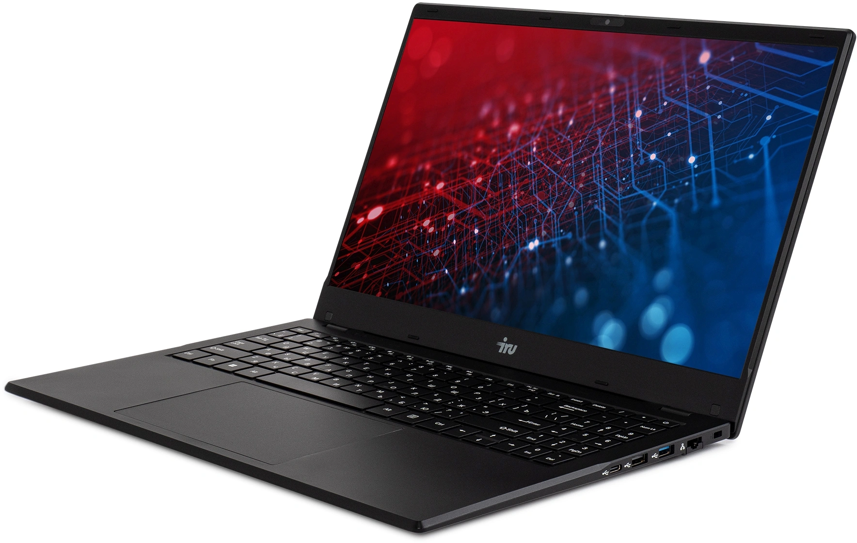 Ноутбук IRU Planio 15ING Celeron N4500 8Gb SSD256Gb Intel UHD Graphics 15.6" IPS FHD (1920x1080) FreeDOS black WiFi BT Cam 6000mAh (2140829) — изображение 4