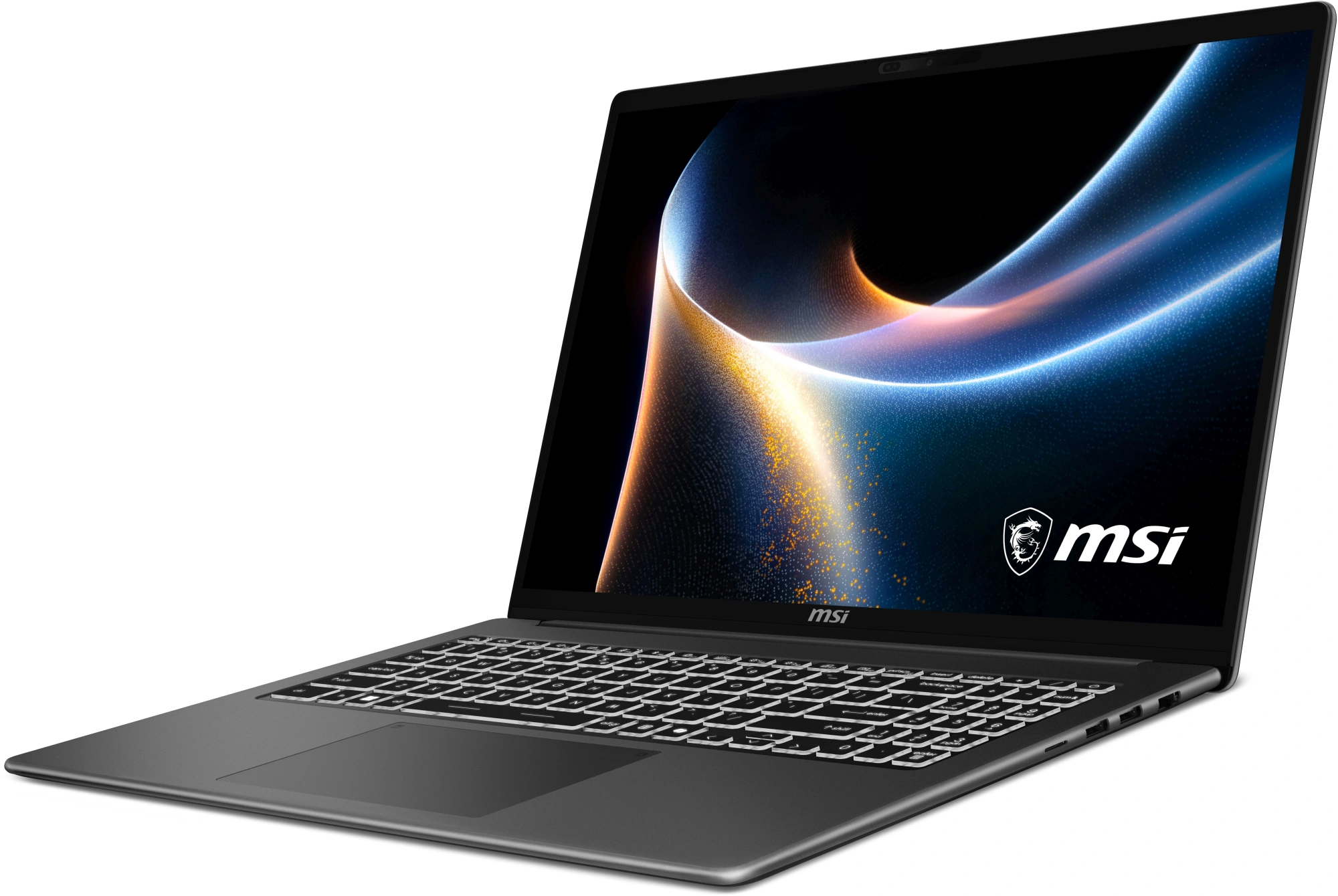 Ноутбук MSI Modern 16S AI+ G3MG-012XRU Core Ultra 7 355 16Gb SSD512Gb Intel Graphics 16" OLED FHD+ (1920x1200) FreeDOS grey WiFi BT Cam (9S7-26U211-012) — изображение 2