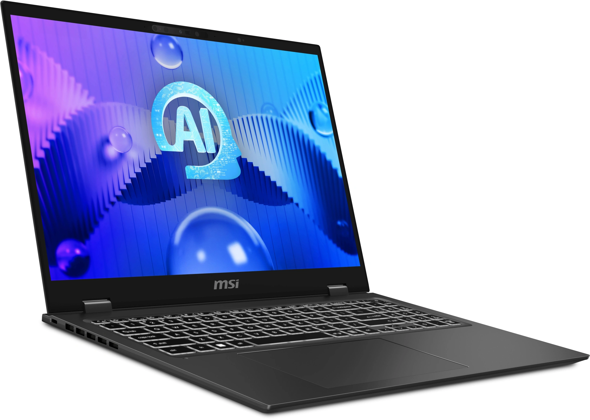 Ноутбук MSI Prestige 16 AI Evo B1MG-235RU Core Ultra 7 165H 16Gb SSD1Tb Intel Arc 16" IPS FHD+ (1920x1200) Windows 11 Home grey WiFi BT Cam (9S7-15A121-235) — изображение 3