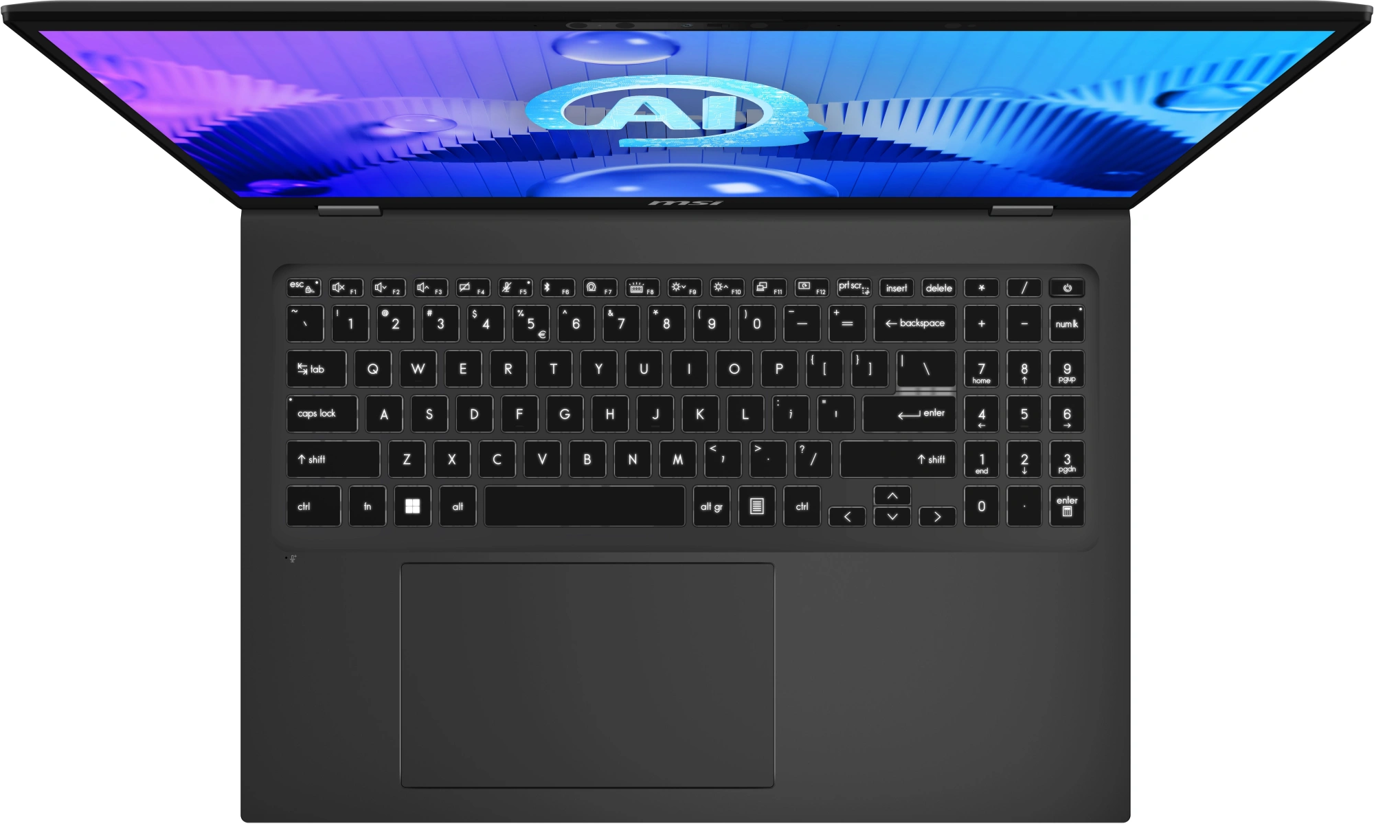 Ноутбук MSI Prestige 16 AI Evo B1MG-235RU Core Ultra 7 165H 16Gb SSD1Tb Intel Arc 16" IPS FHD+ (1920x1200) Windows 11 Home grey WiFi BT Cam (9S7-15A121-235) — изображение 4