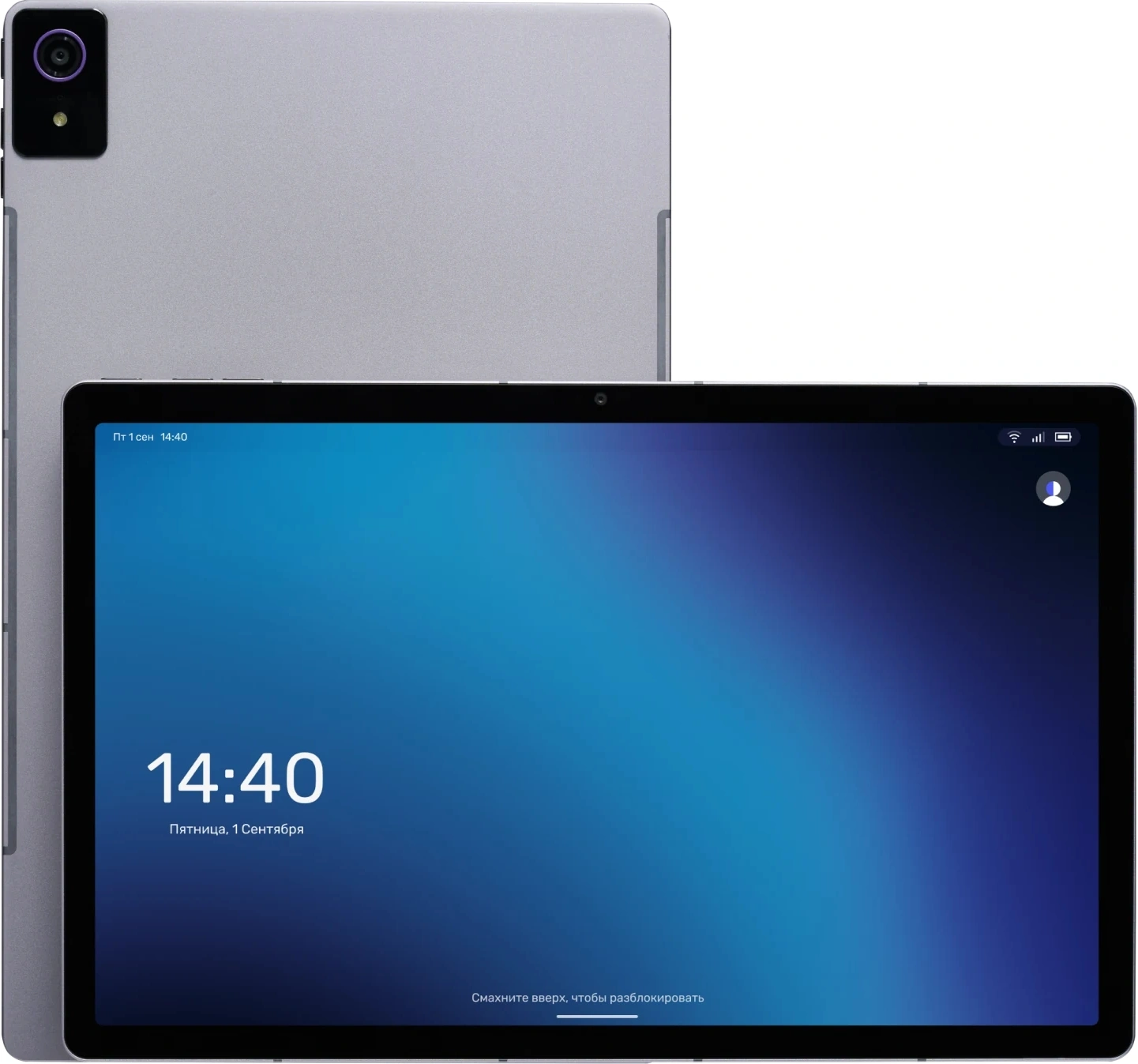 Планшет Kvadra TS11.1B2 (РСЕН.466229.001-01) (2.4) 8C RAM6Gb ROM128Gb 10.95" IPS 2000x1200 4G KvadraOS серый 13Mpix 5Mpix BT WiFi microSD 256Gb 9000mAh 8hr