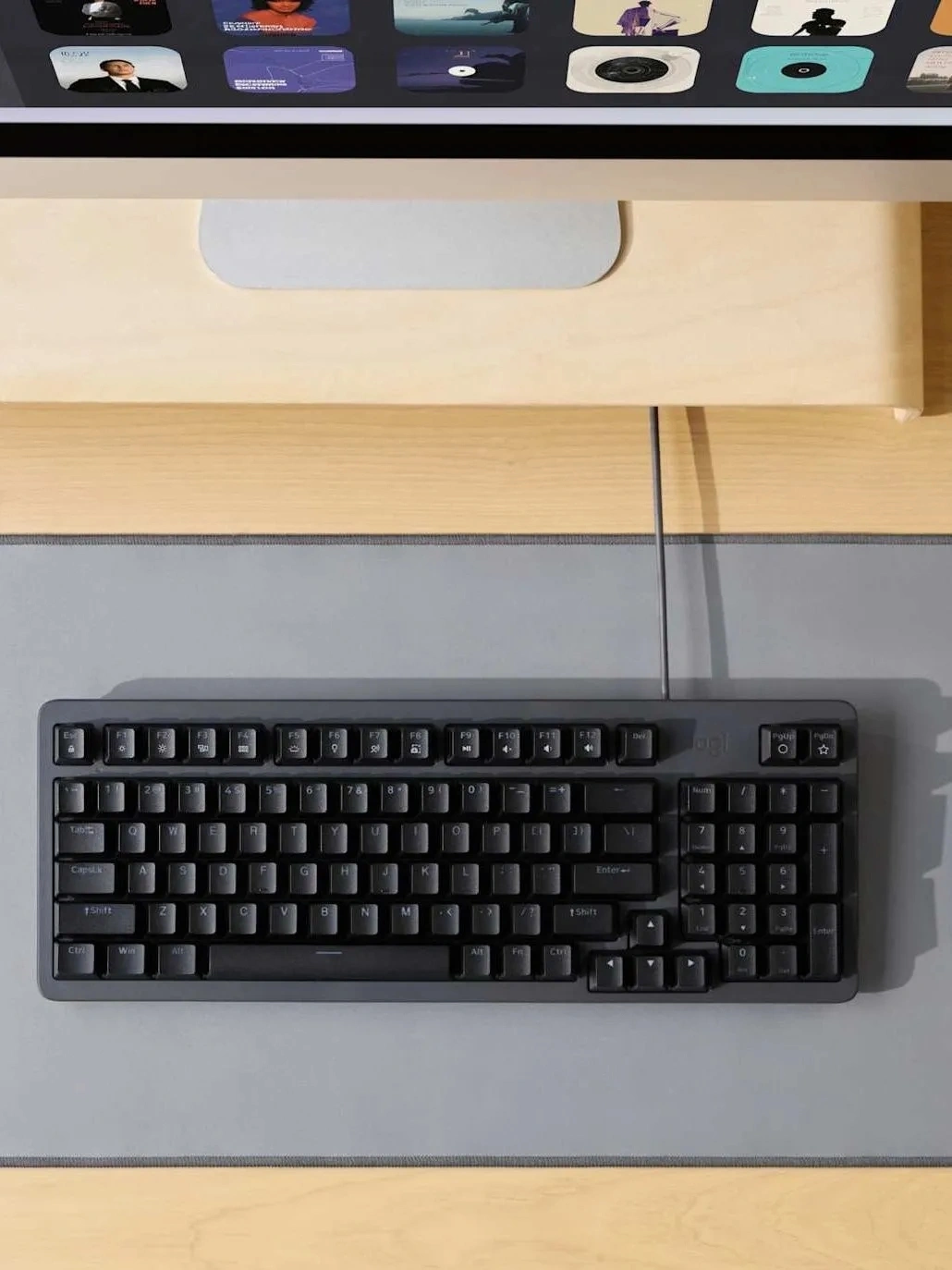 Клавиатура Logitech K848 механическая черный USB (920-013904)