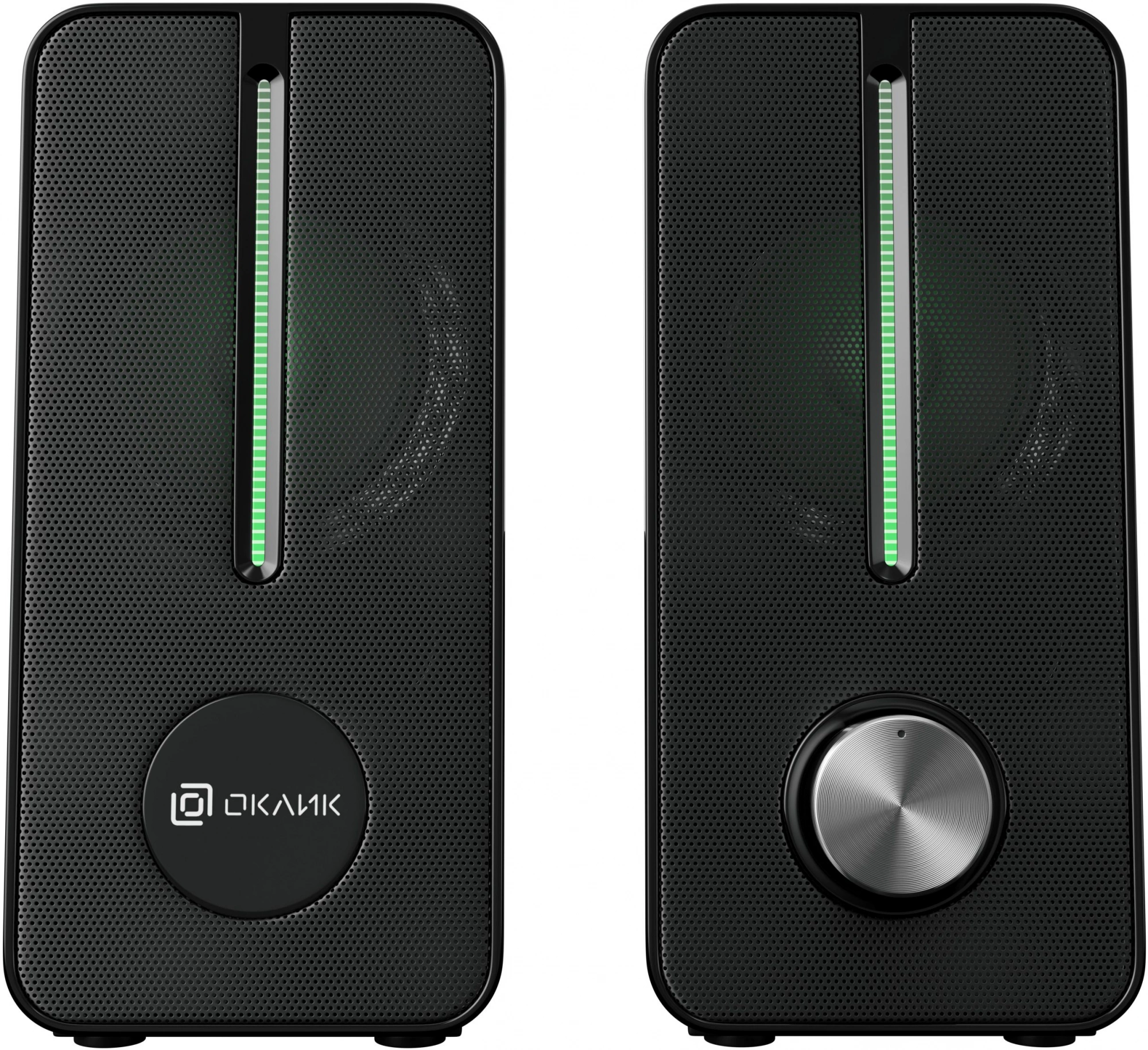 Колонки Оклик OK-120U 2.0 черный 6Вт