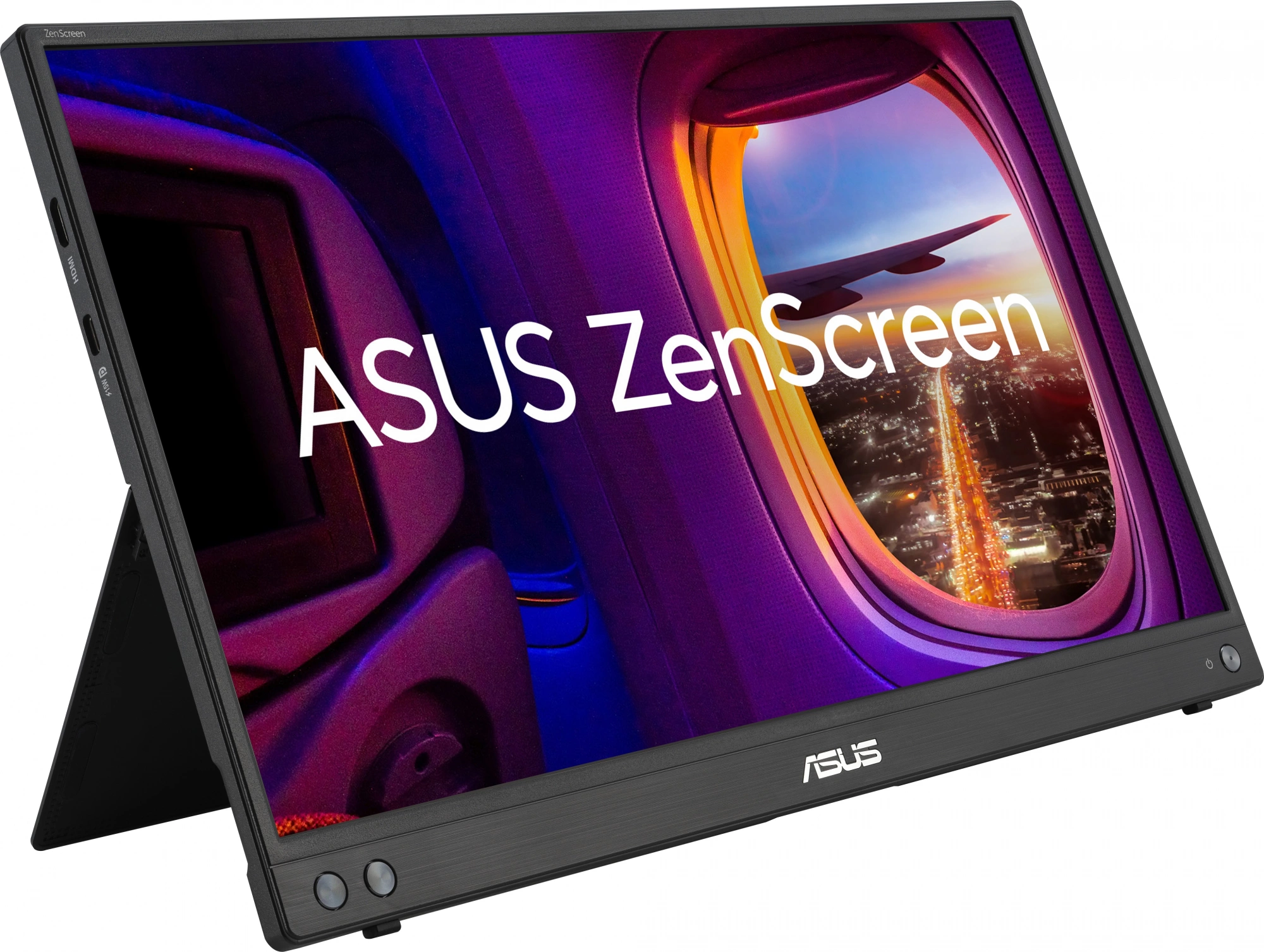 Монитор Asus 15.6" ZenScreen MB16AHV черный IPS LED 16:9 матовая 250cd 178гр/178гр 1920x1080 60Hz FHD USB 0.9кг