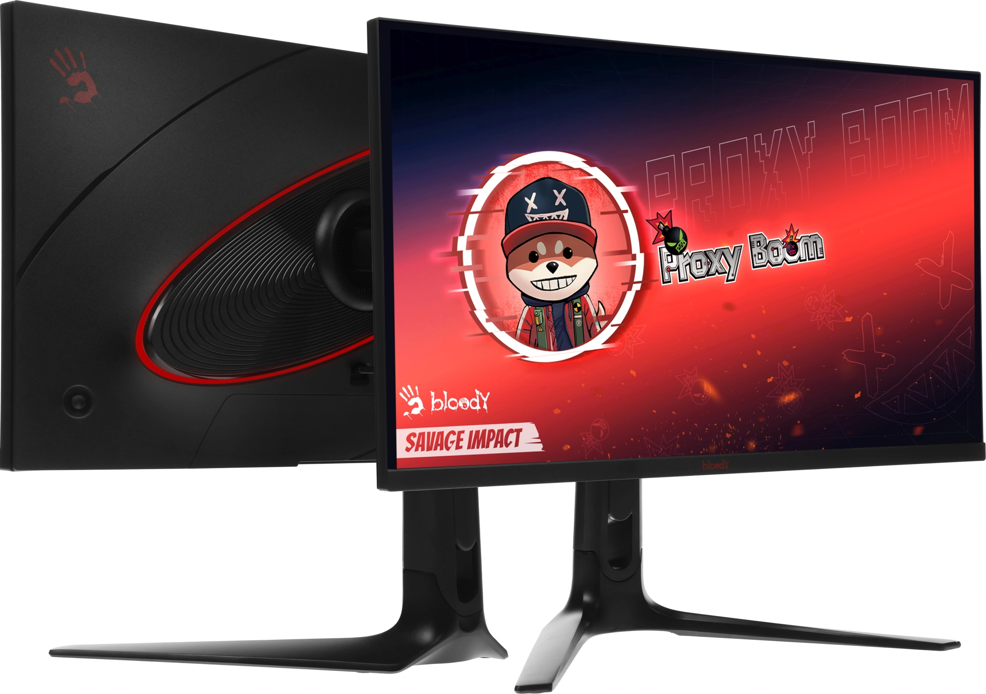 Монитор Bloody 27" MN272Q темно-серый IPS LED 1ms 16:9 HDMI M/M матовая HAS Piv 400cd 178гр/178гр 2560x1440 240Hz G-Sync FreeSync DP 2K 6.55кг — изображение 14