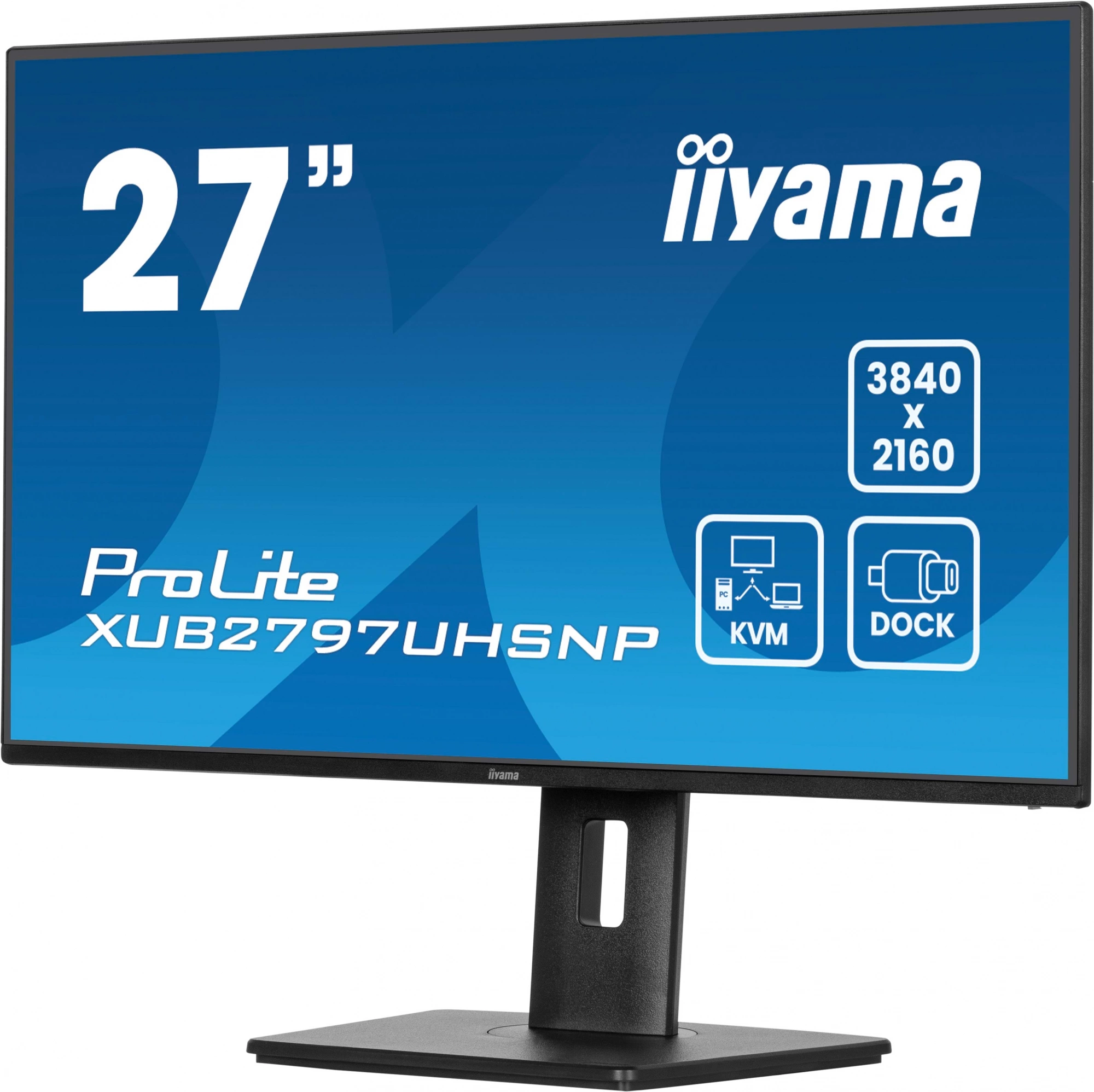 Монитор Iiyama 27" ProLite XUB2797UHSNP-B1 черный IPS LED 16:9 HDMI M/M матовая HAS Piv 1300:1 350cd 178гр/178гр 3840x2160 60Hz DP 4K USB 6.1кг — изображение 5