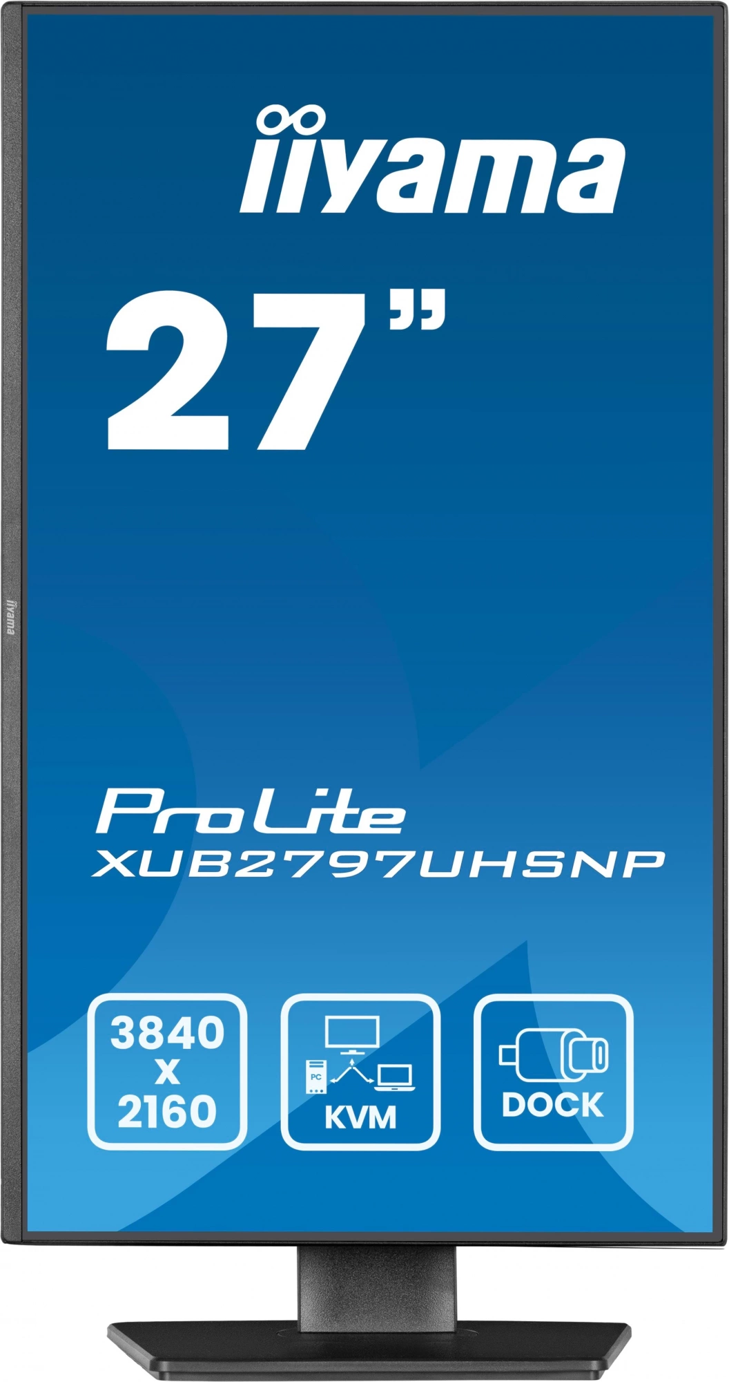 Монитор Iiyama 27" ProLite XUB2797UHSNP-B1 черный IPS LED 16:9 HDMI M/M матовая HAS Piv 1300:1 350cd 178гр/178гр 3840x2160 60Hz DP 4K USB 6.1кг — изображение 2