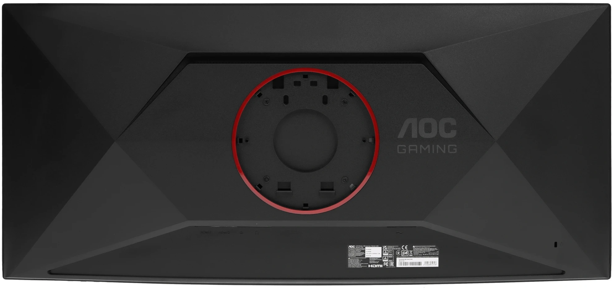 Монитор AOC 34" Gaming CU34G4 черный VA LED 21:9 HDMI матовая HAS Piv 300cd 178гр/178гр 3440x1440 180Hz FreeSync Premium DP UW 8.08кг — изображение 12
