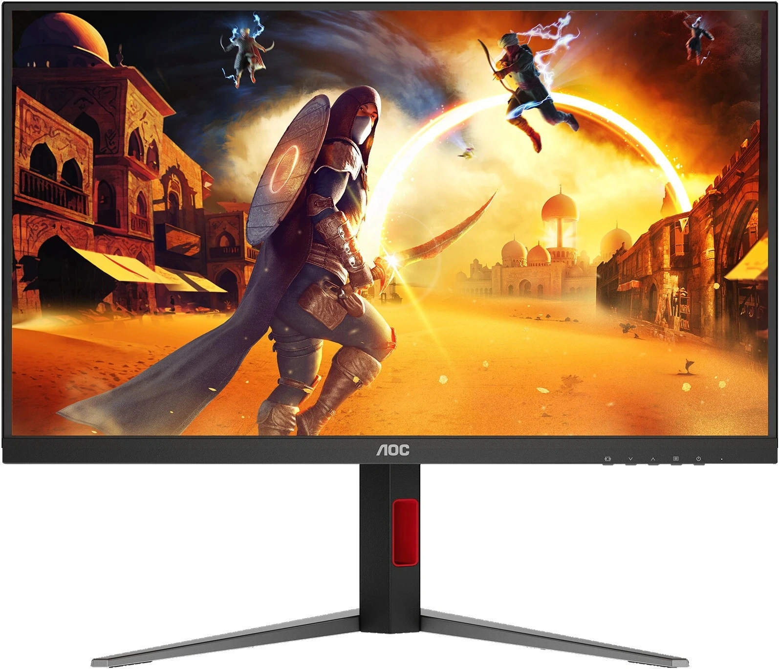 Монитор AOC 27" Q27G4S черный IPS LED 16:9 HDMI матовая HAS Piv 450cd 178гр/178гр 2560x1440 300Hz FreeSync DP Quad 2K (1440p) 5.33кг