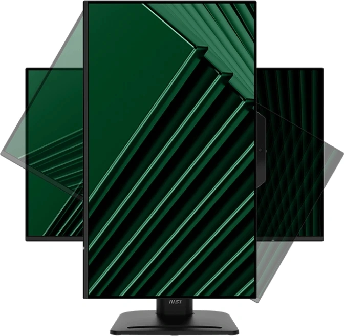 Монитор MSI 27" Pro MP272PMG черный IPS LED 16:9 HDMI M/M Cam матовая HAS Piv 300cd 178гр/178гр 1920x1080 120Hz VGA DP FHD USB 3.9кг — изображение 2