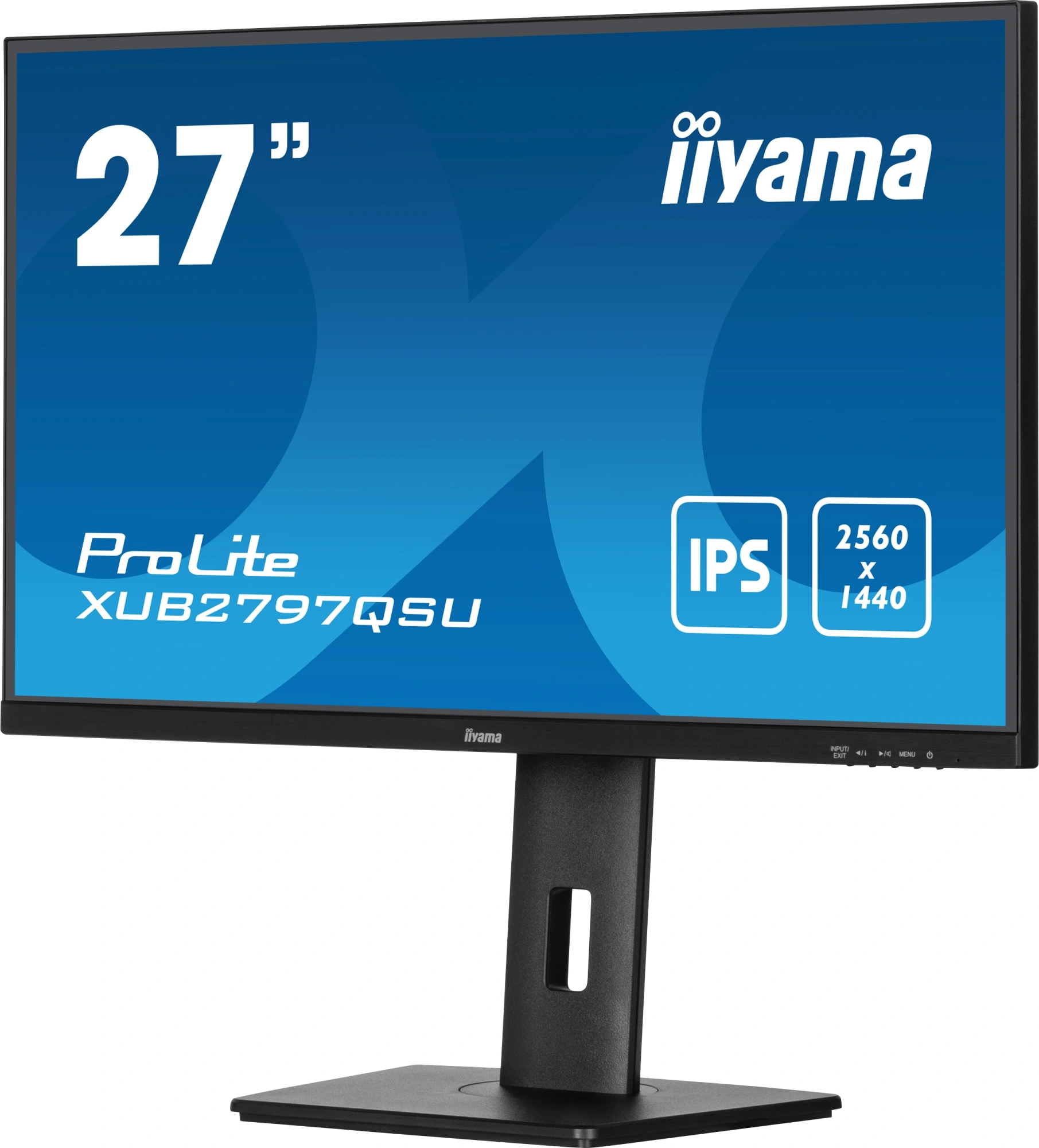Монитор Iiyama 27" ProLite XUB2797QSU-B2 черный IPS LED 16:9 HDMI M/M матовая HAS Piv 300cd 178гр/178гр 2560x1440 100Hz DP 2K USB 5.7кг — изображение 5