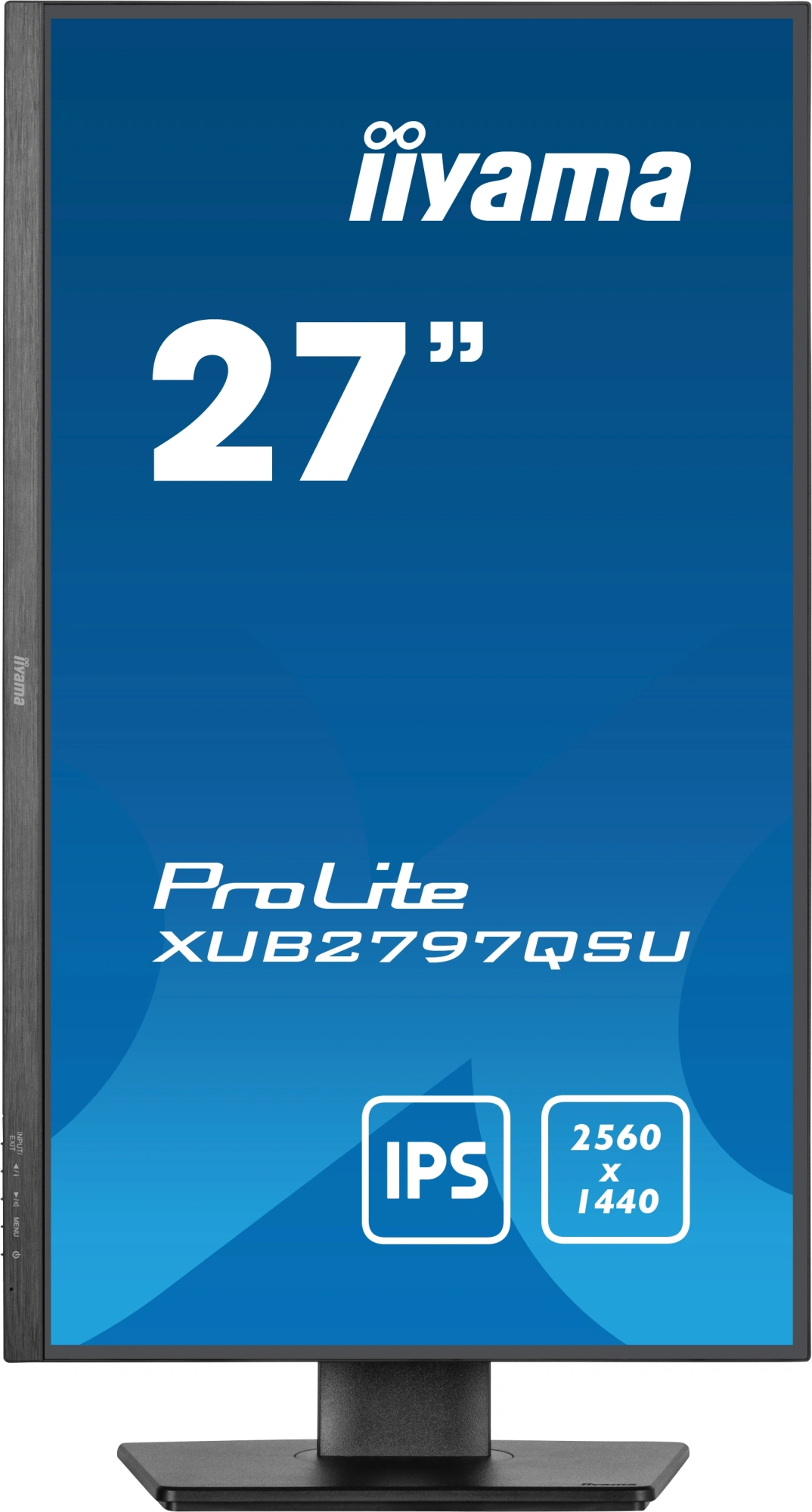 Монитор Iiyama 27" ProLite XUB2797QSU-B2 черный IPS LED 16:9 HDMI M/M матовая HAS Piv 300cd 178гр/178гр 2560x1440 100Hz DP 2K USB 5.7кг — изображение 2