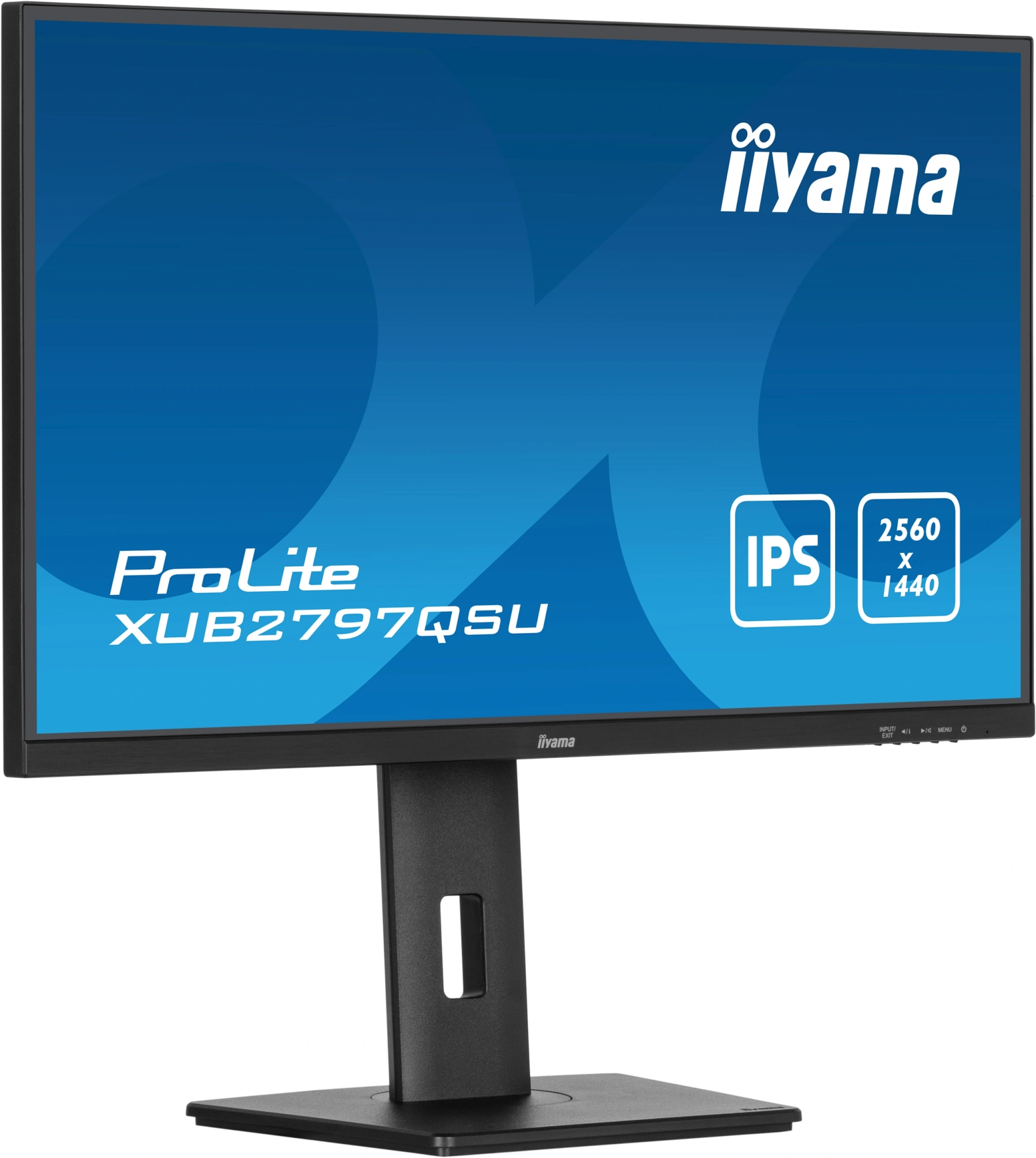Монитор Iiyama 27" ProLite XUB2797QSU-B2 черный IPS LED 16:9 HDMI M/M матовая HAS Piv 300cd 178гр/178гр 2560x1440 100Hz DP 2K USB 5.7кг — изображение 3
