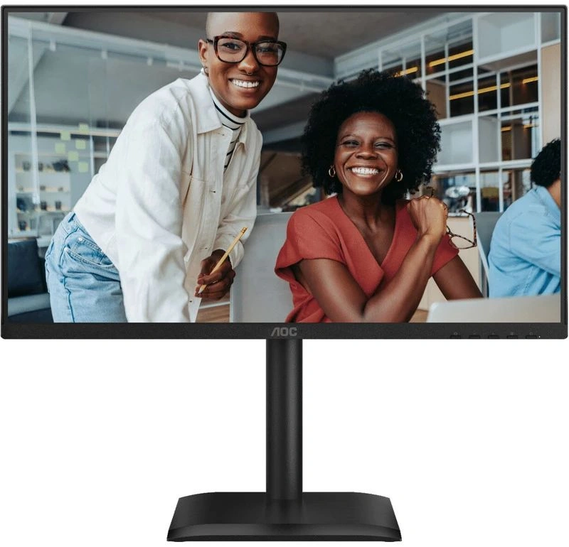 Монитор AOC 23.8" 24E4U черный IPS 1ms 16:9 HDMI M/M матовая HAS Piv 300cd 178гр/178гр 1920x1080 120Hz VGA DP FHD