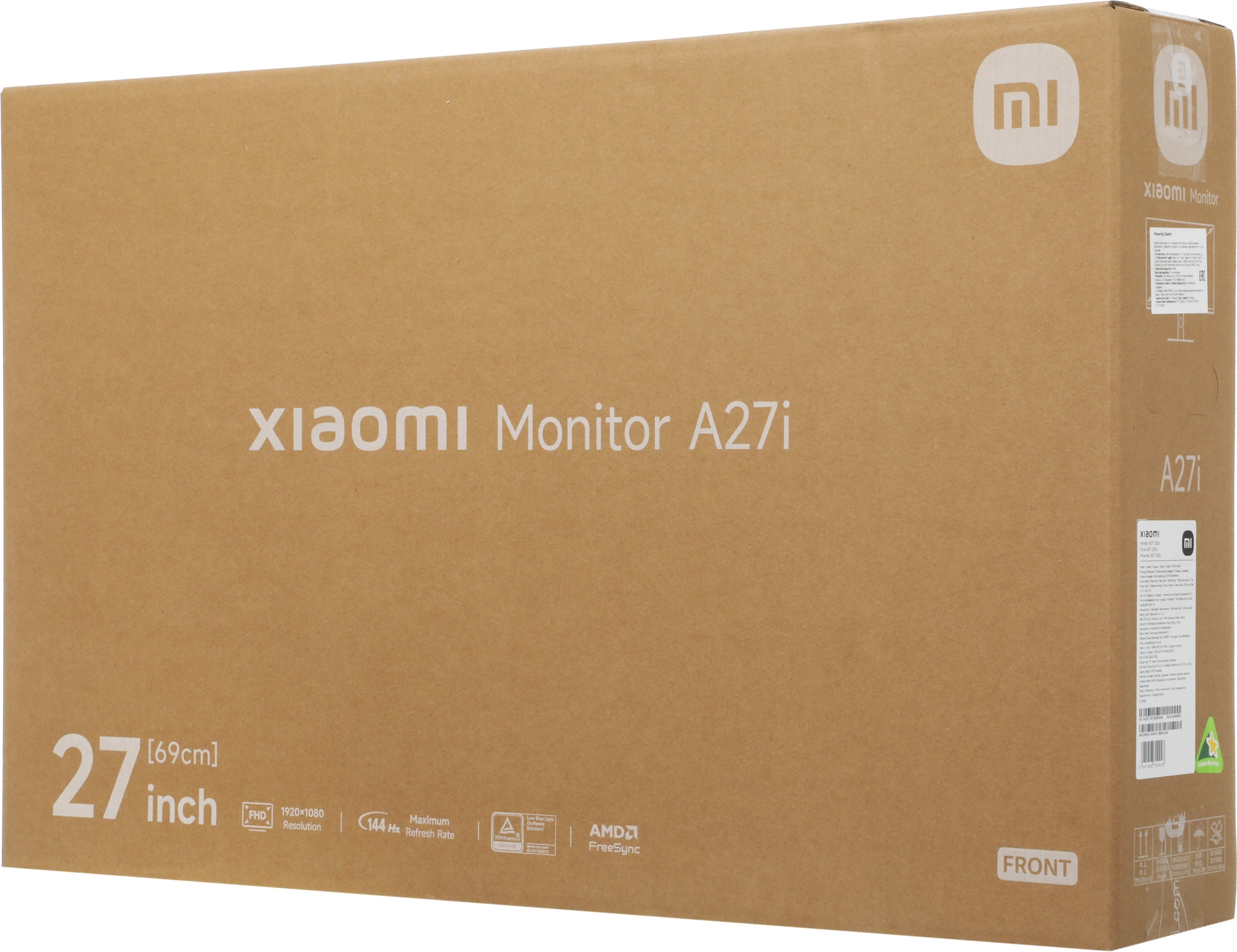 Монитор Xiaomi 27" A27i 2026 черный IPS LED 6ms 16:9 HDMI матовая 1500:1 300cd 178гр/178гр 1920x1080 144Hz DP FHD 3.9кг — изображение 10