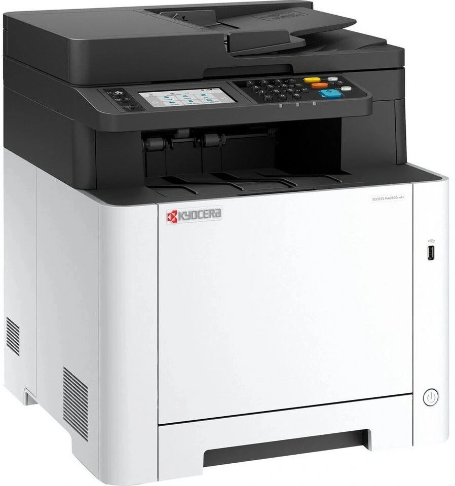 МФУ лазерный Kyocera Ecosys MA2600cwfx (110C0D3NL0/110C0D3NL1) A4 Duplex WiFi белый