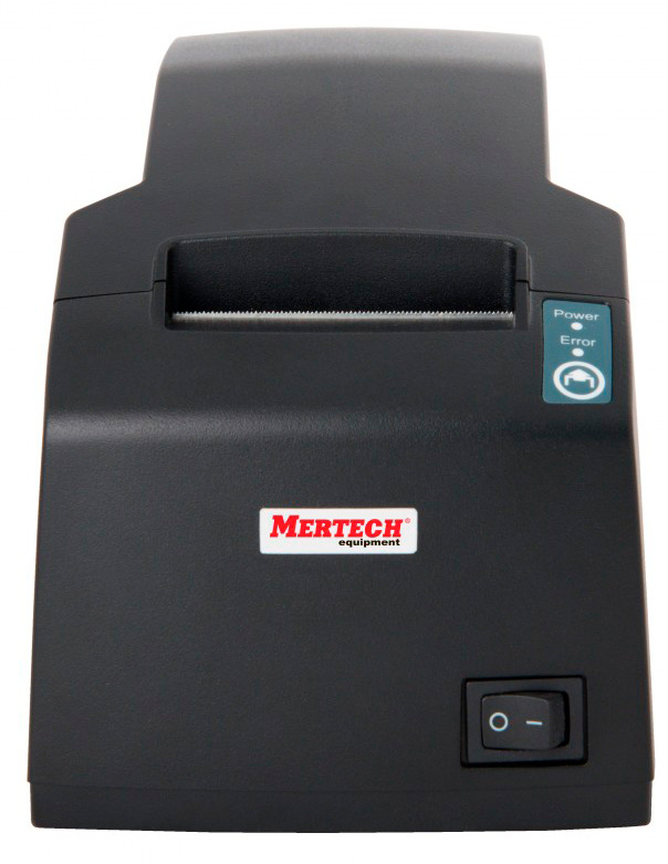 Термопринтер Mertech G58 (1007) 203dpi 100мм/с/USB/RS232/Eth для печ.чеков. черный