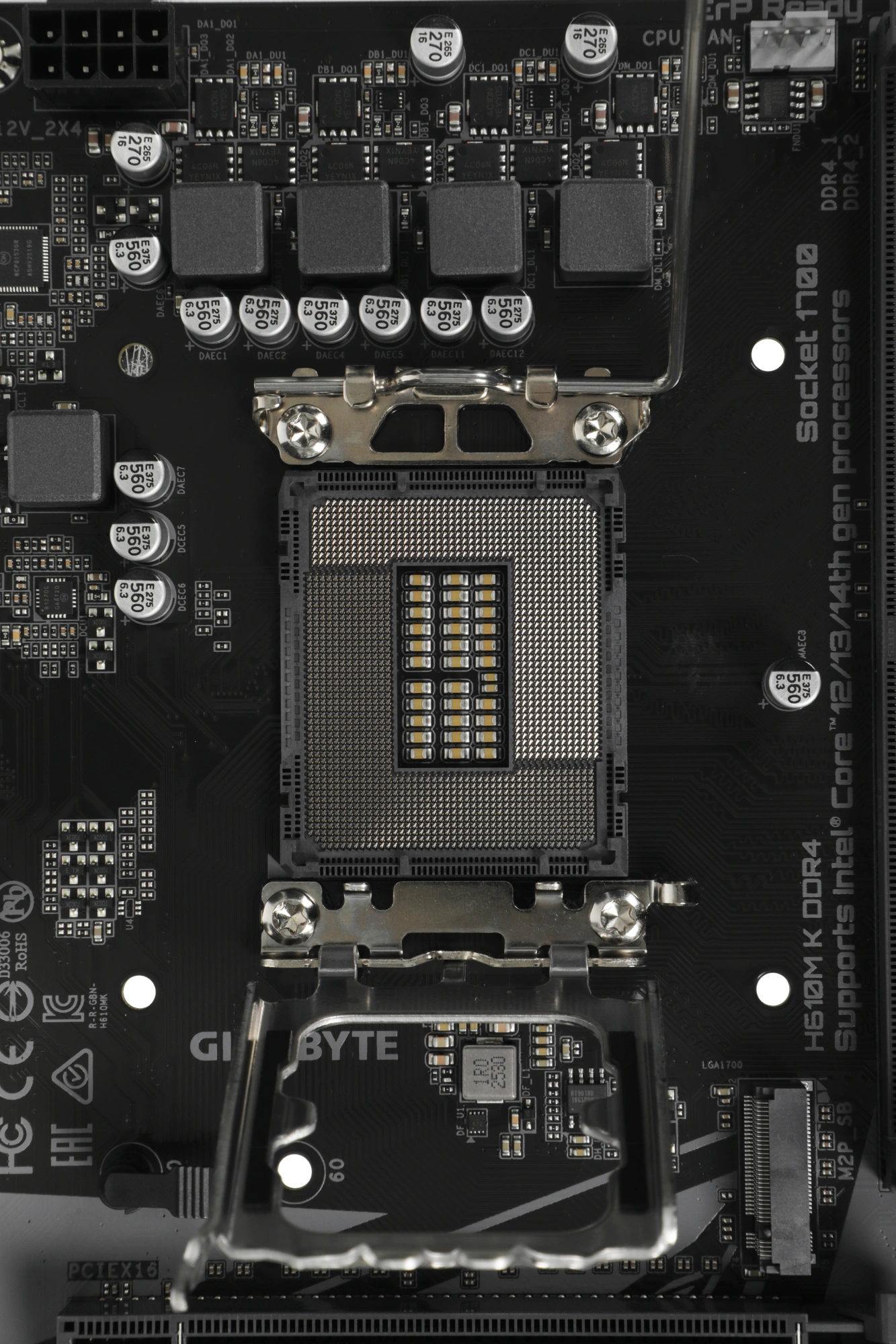 Материнская плата Gigabyte H610M K DDR4 Soc-1700 Intel H610 2xDDR4 mATX AC`97 8ch(7.1) GbLAN+HDMI — изображение 14