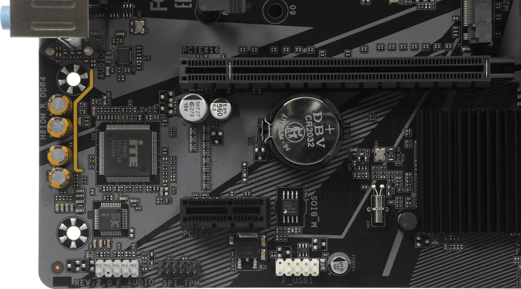 Материнская плата Gigabyte H610M K DDR4 Soc-1700 Intel H610 2xDDR4 mATX AC`97 8ch(7.1) GbLAN+HDMI — изображение 3