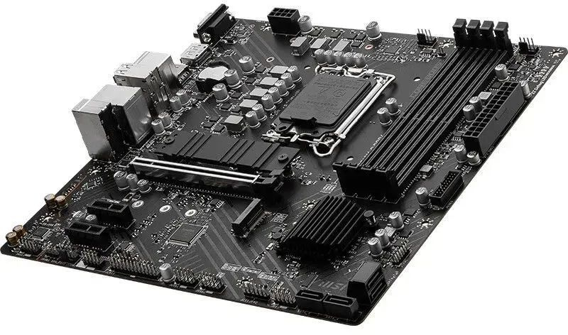 Материнская плата MSI PRO B760M-P DDR4 Soc-1700 Intel B760 4xDDR4 mATX AC`97 8ch(7.1) GbLAN+VGA+HDMI+DP — изображение 2