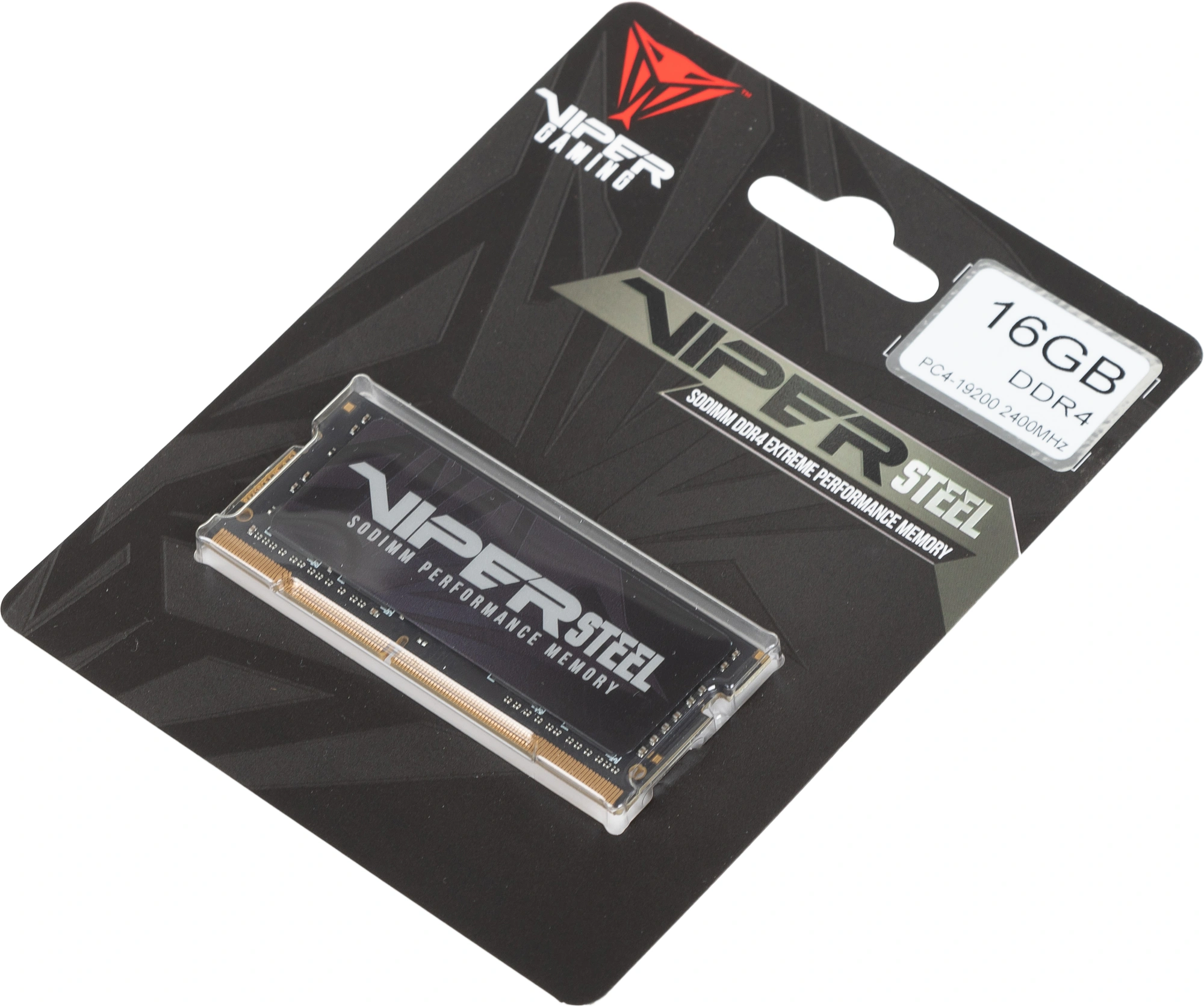 Память DDR4 16GB 2400MHz Patriot PVS416G240C5S Viper Steel RTL PC4-19200 CL15 SO-DIMM 260-pin 1.2В Ret — изображение 3