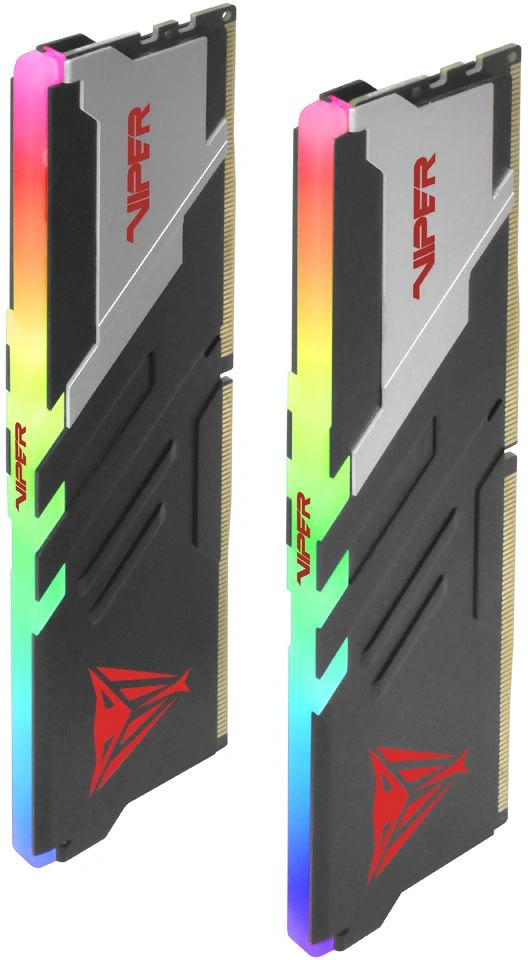 Память DDR5 2x16Gb 6800MHz Patriot PVVR532G680C34K Viper Venom RGB RTL Gaming PC5-54400 CL34 DIMM 288-pin 1.4В kit с радиатором Ret — изображение 6