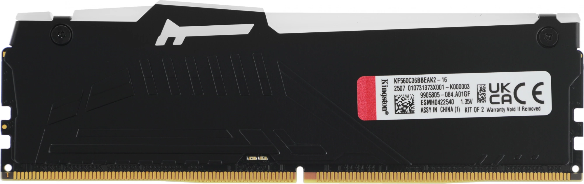 Память DDR5 2x8Gb 6000MHz Kingston KF560C36BBEAK2-16 Fury Beast RGB RTL Gaming PC5-48000 CL36 DIMM 288-pin 1.35В single rank с радиатором Ret — изображение 8