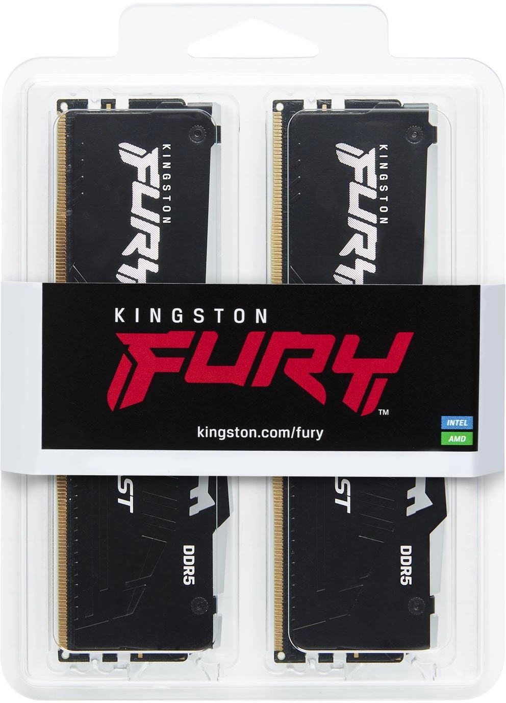 Память DDR5 2x8Gb 6000MHz Kingston KF560C36BBEAK2-16 Fury Beast RGB RTL Gaming PC5-48000 CL36 DIMM 288-pin 1.35В single rank с радиатором Ret — изображение 2