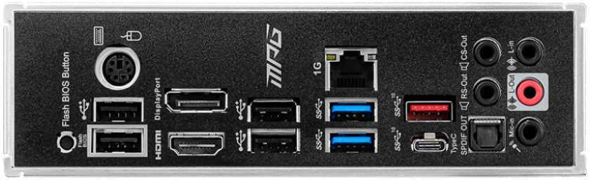 Материнская плата MSI MPG B550 GAMING PLUS Soc-AM4 AMD B550 4xDDR4 ATX AC`97 8ch(7.1) GbLAN RAID+HDMI+DP — изображение 5
