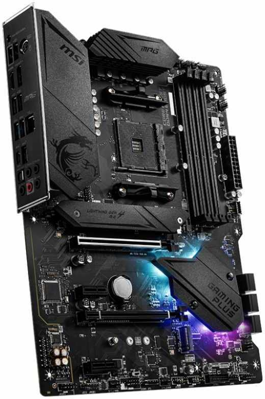 Материнская плата MSI MPG B550 GAMING PLUS Soc-AM4 AMD B550 4xDDR4 ATX AC`97 8ch(7.1) GbLAN RAID+HDMI+DP — изображение 4