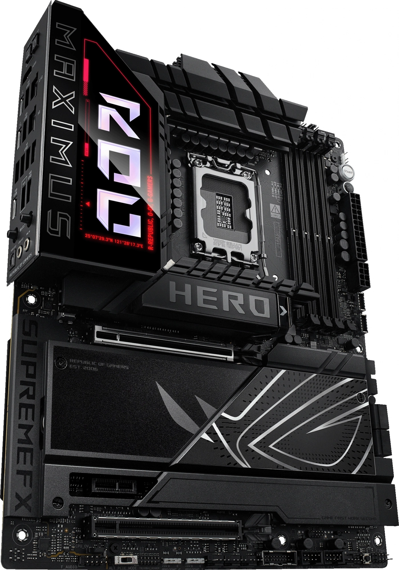 Материнская плата Asus ROG MAXIMUS Z890 HERO Soc-1851 Intel Z890 4xDDR5 ATX AC`97 8ch(7.1) 5Gigabit + 2.5Gigabit Ethernet RAID+HDMI — изображение 6