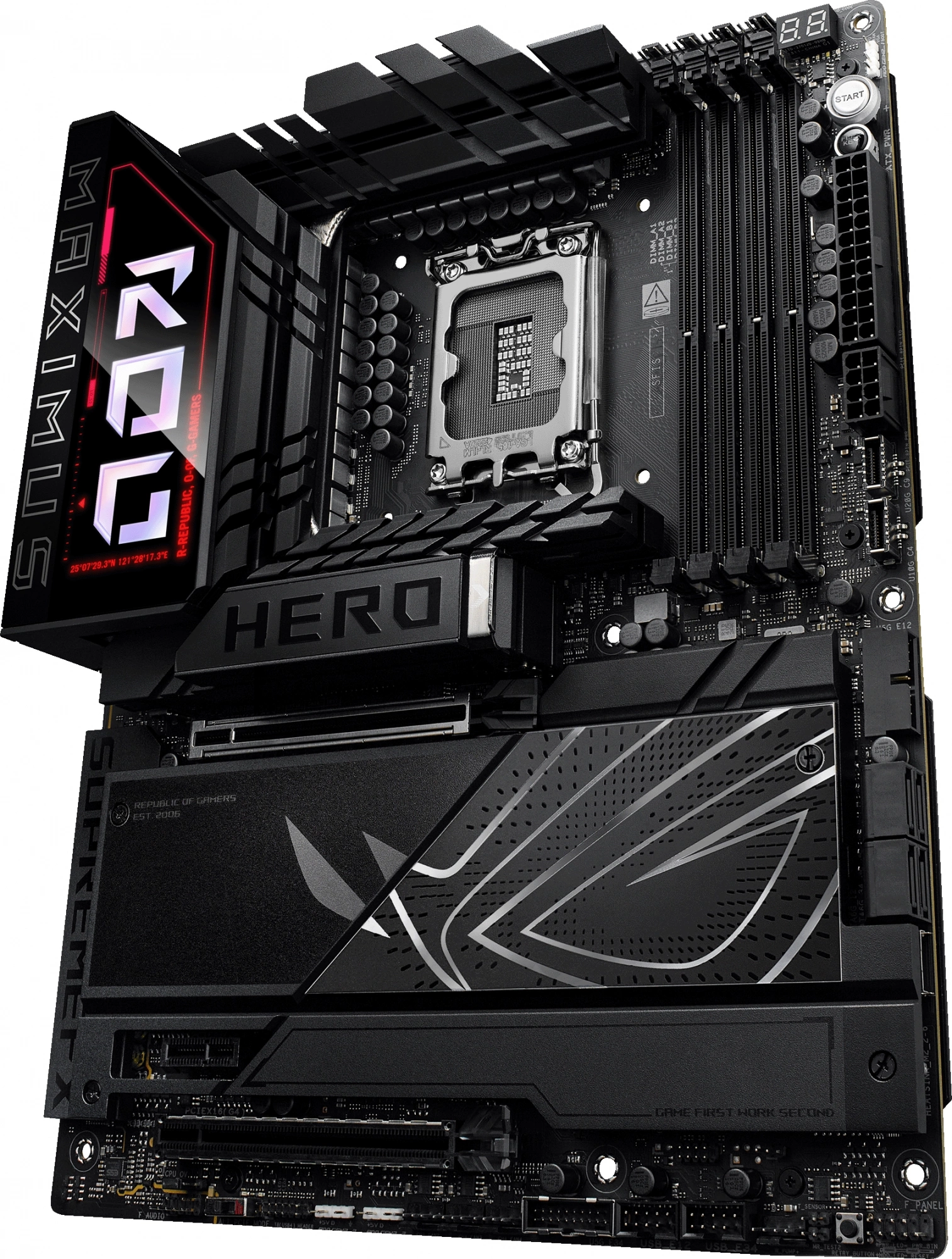 Материнская плата Asus ROG MAXIMUS Z890 HERO Soc-1851 Intel Z890 4xDDR5 ATX AC`97 8ch(7.1) 5Gigabit + 2.5Gigabit Ethernet RAID+HDMI — изображение 7