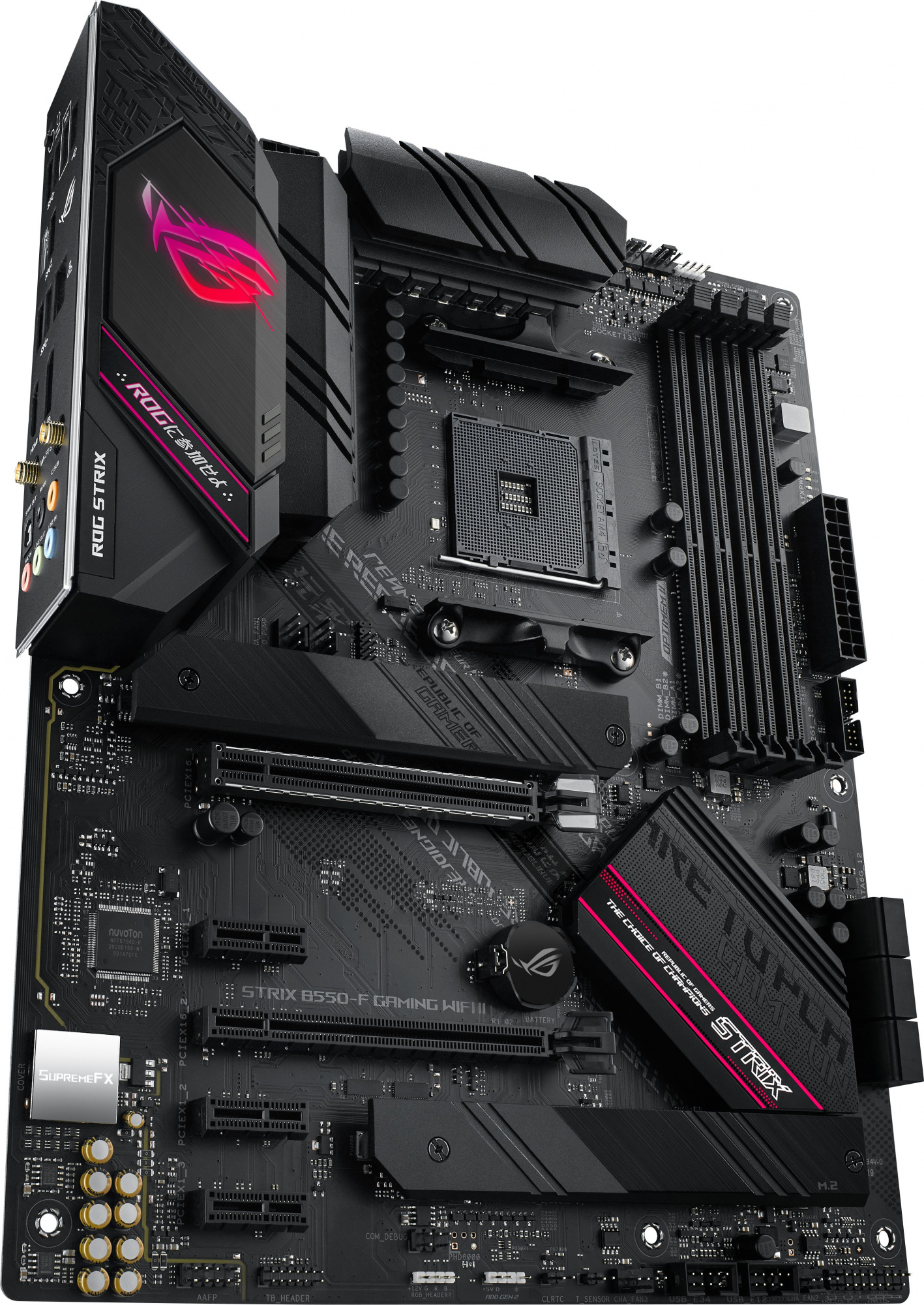 Материнская плата Asus ROG STRIX B550-F GAMING WIFI II Soc-AM4 AMD B550 4xDDR4 ATX AC`97 8ch(7.1) 2.5Gg RAID+HDMI+DP — изображение 7