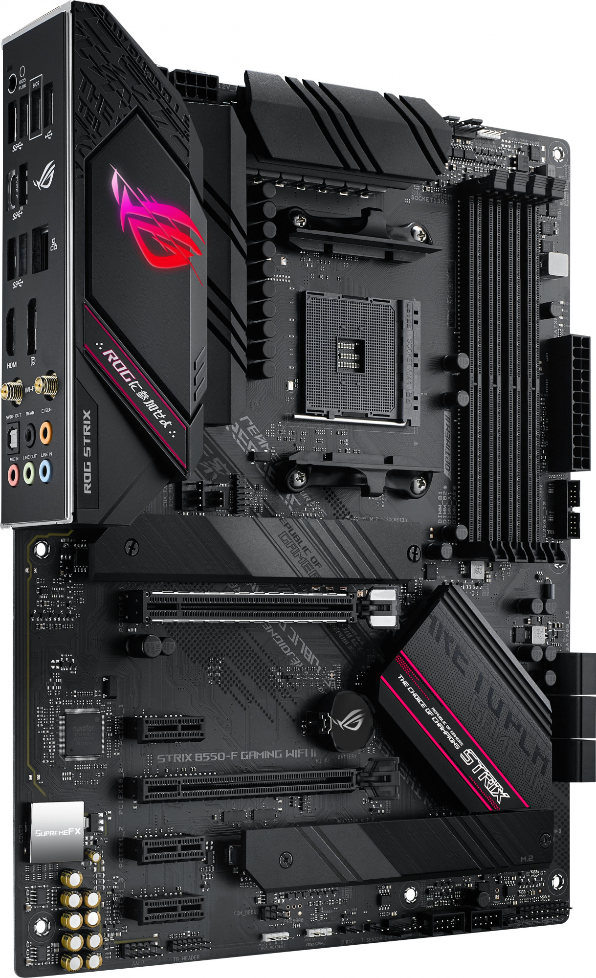 Материнская плата Asus ROG STRIX B550-F GAMING WIFI II Soc-AM4 AMD B550 4xDDR4 ATX AC`97 8ch(7.1) 2.5Gg RAID+HDMI+DP — изображение 8