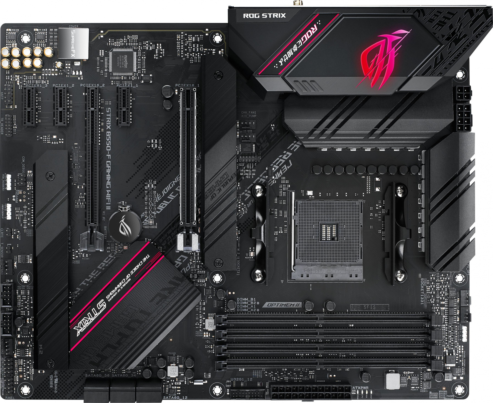 Материнская плата Asus ROG STRIX B550-F GAMING WIFI II Soc-AM4 AMD B550 4xDDR4 ATX AC`97 8ch(7.1) 2.5Gg RAID+HDMI+DP — изображение 9