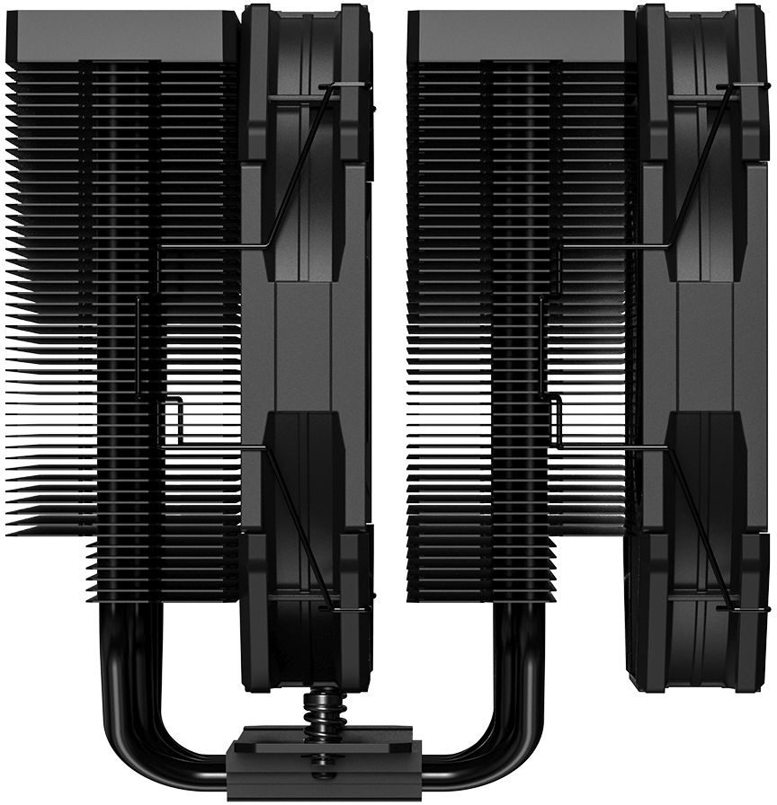 Устройство охлаждения(кулер) ID-Cooling Frozn A720 Soc-AM5/AM4/1200/1700/1851 черный 4-pin 33.5dB Al+Cu 300W 1300gr Ret (FROZN A720 BLACK) — изображение 7