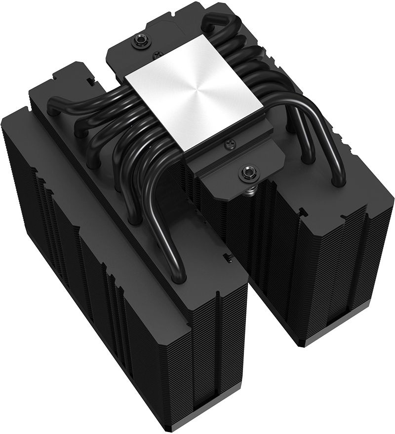 Устройство охлаждения(кулер) ID-Cooling Frozn A720 Soc-AM5/AM4/1200/1700/1851 черный 4-pin 33.5dB Al+Cu 300W 1300gr Ret (FROZN A720 BLACK) — изображение 3