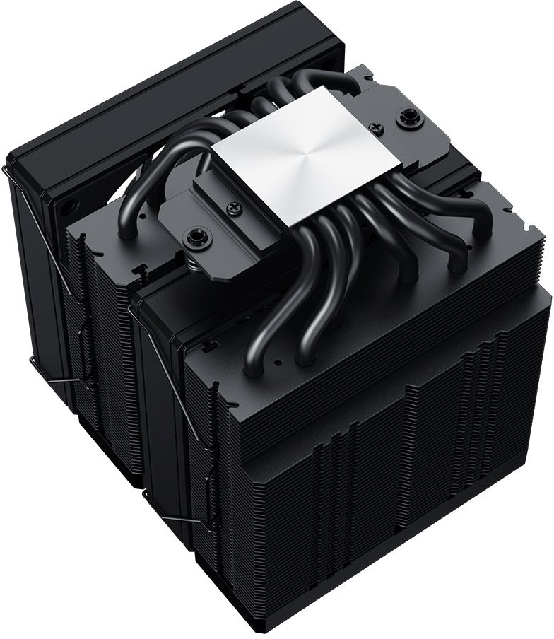 Устройство охлаждения(кулер) ID-Cooling Frozn A620 Soc-AM5/AM4/1200/1700/1851 черный 4-pin 29.85dB Al+Cu 270W 1190gr Ret (FROZN A620 BLACK) — изображение 5