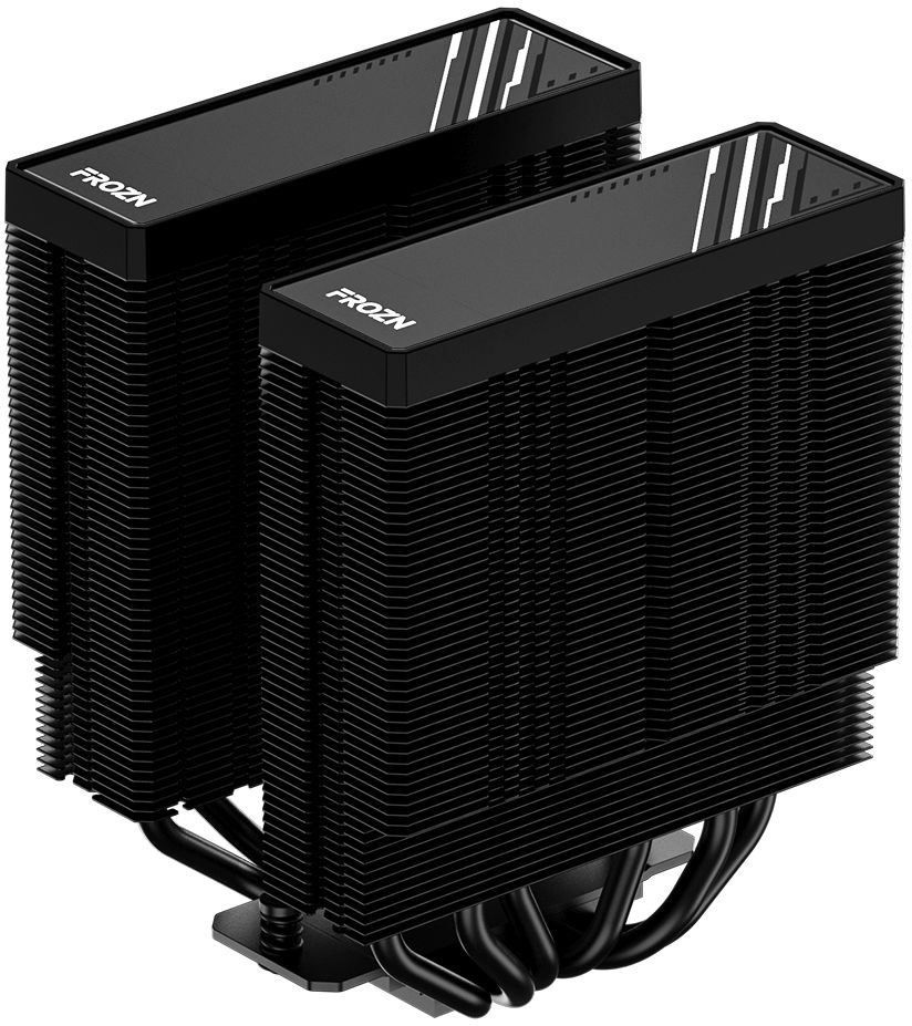 Устройство охлаждения(кулер) ID-Cooling Frozn A620 Soc-AM5/AM4/1200/1700/1851 черный 4-pin 29.85dB Al+Cu 270W 1190gr Ret (FROZN A620 BLACK) — изображение 4
