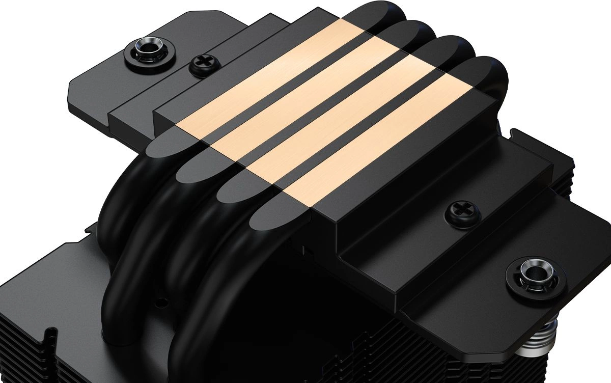 Устройство охлаждения(кулер) ID-Cooling Frozn A400 Soc-AM5/AM4/1200/1700/1851 черный 4-pin 25.8dB Al+Cu 180W 580gr Ret (FROZN A400 BLACK) — изображение 5
