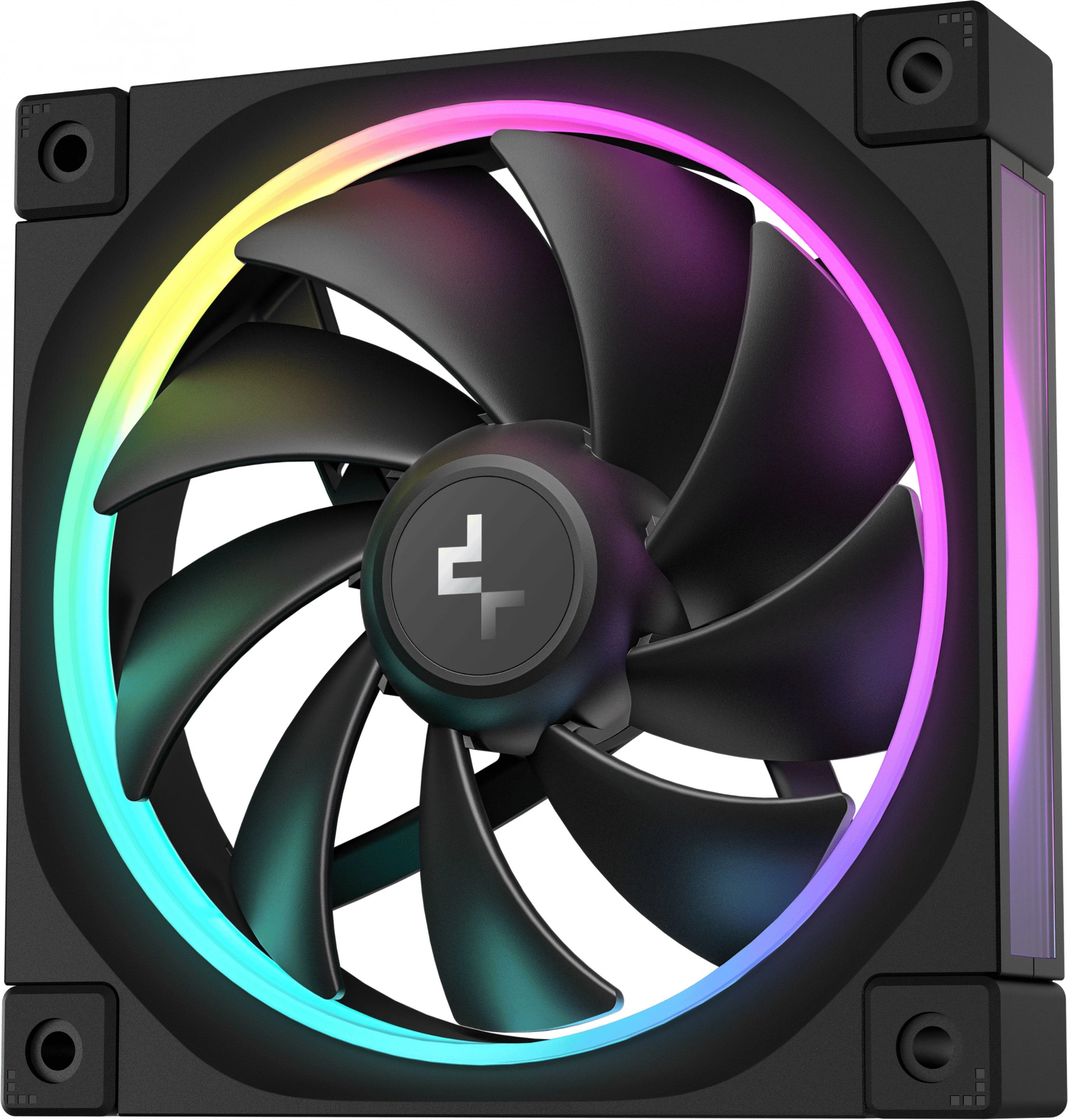 Вентилятор для корпуса Deepcool FL12 ARGB 120х120x25 черный 4-pin 32дБ (R-FL12-BKAPN1-G) Ret — изображение 6