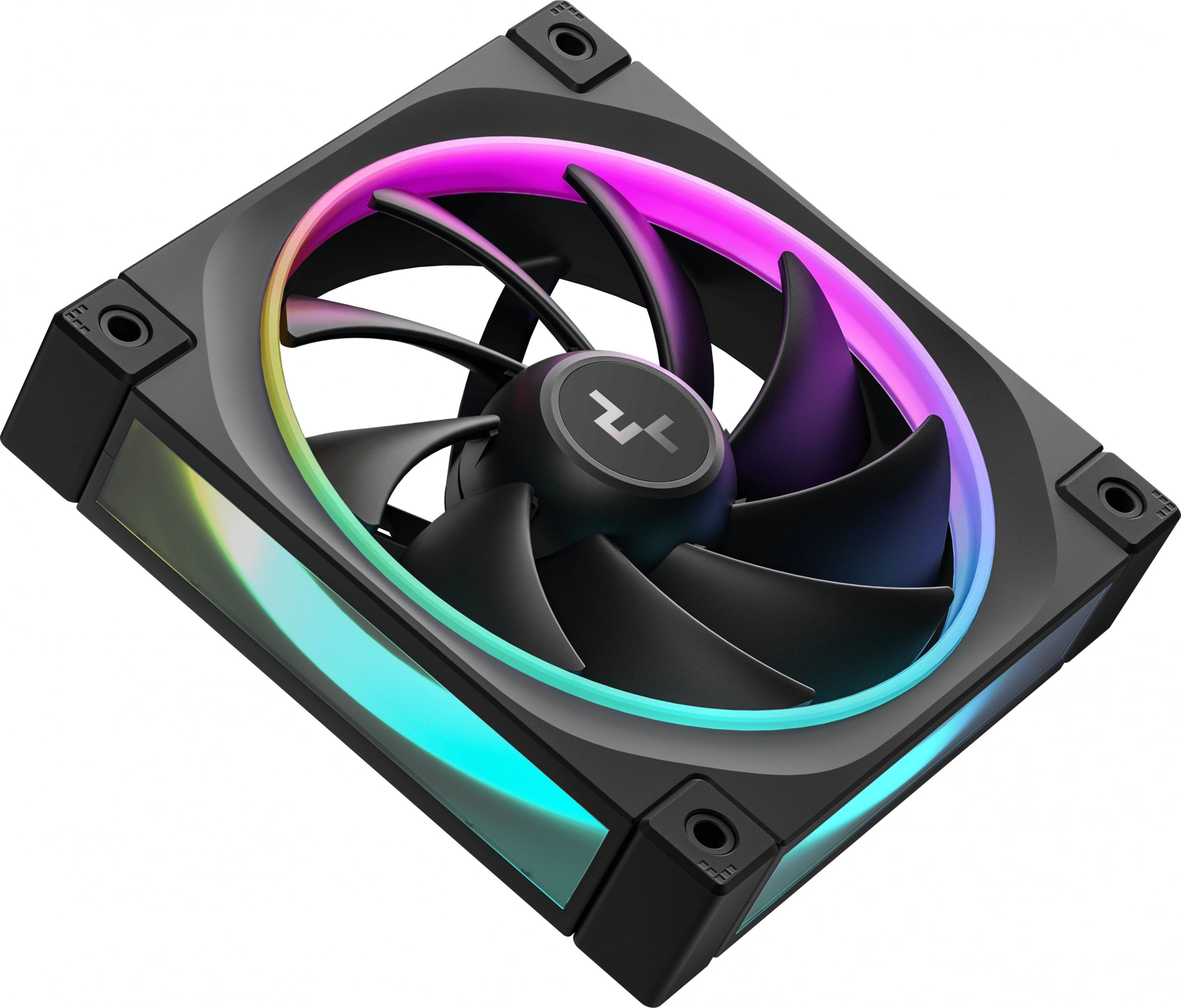 Вентилятор для корпуса Deepcool FL12 ARGB 120х120x25 черный 4-pin 32дБ (R-FL12-BKAPN1-G) Ret — изображение 7