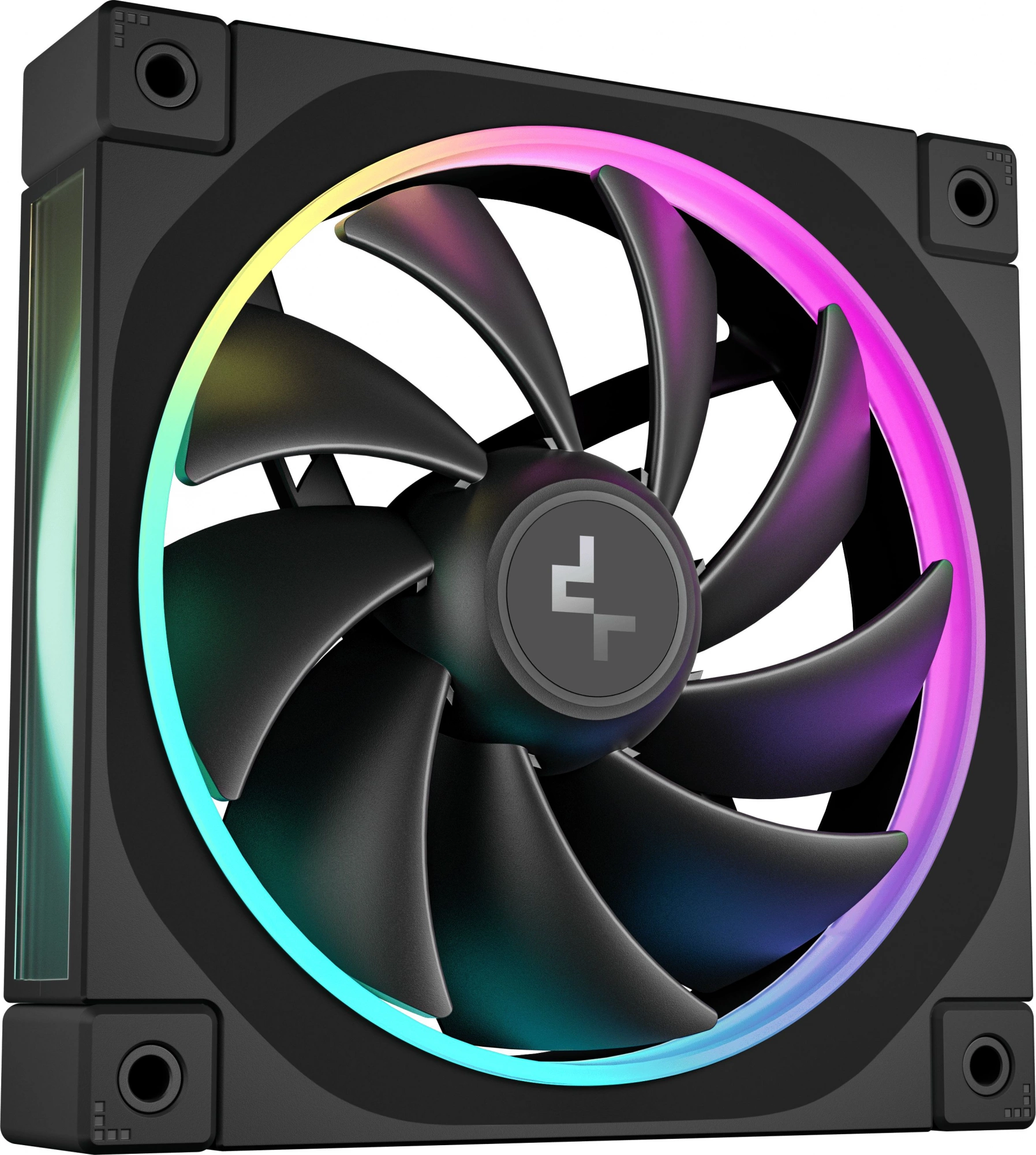 Вентилятор для корпуса Deepcool FL12 ARGB 120х120x25 черный 4-pin 32дБ (R-FL12-BKAPN1-G) Ret — изображение 3