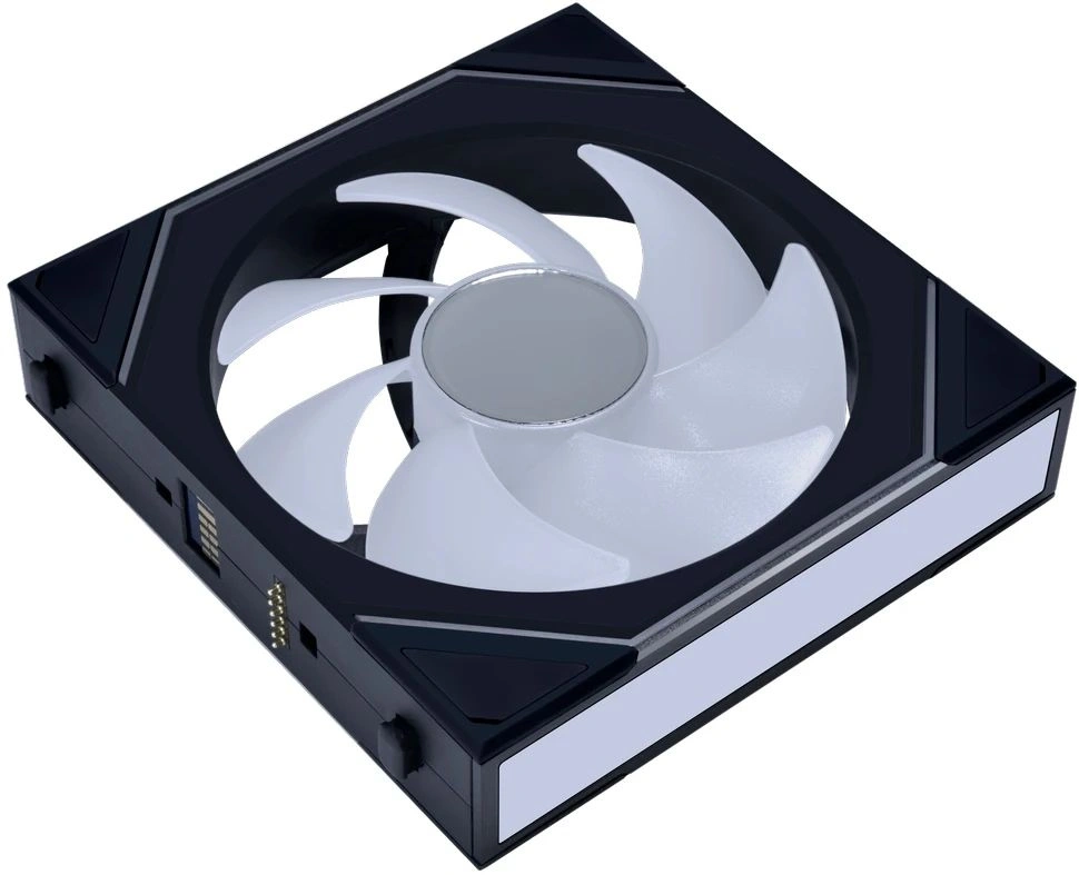 Вентилятор для корпуса Lian-Li Uni Fan SL-INF Wireless 120 ARGB 120х124.5x28 черный 4-pin 29.2дБ (упак.:3шт) (G99.12SLIN1W3B.R0) Ret — изображение 6
