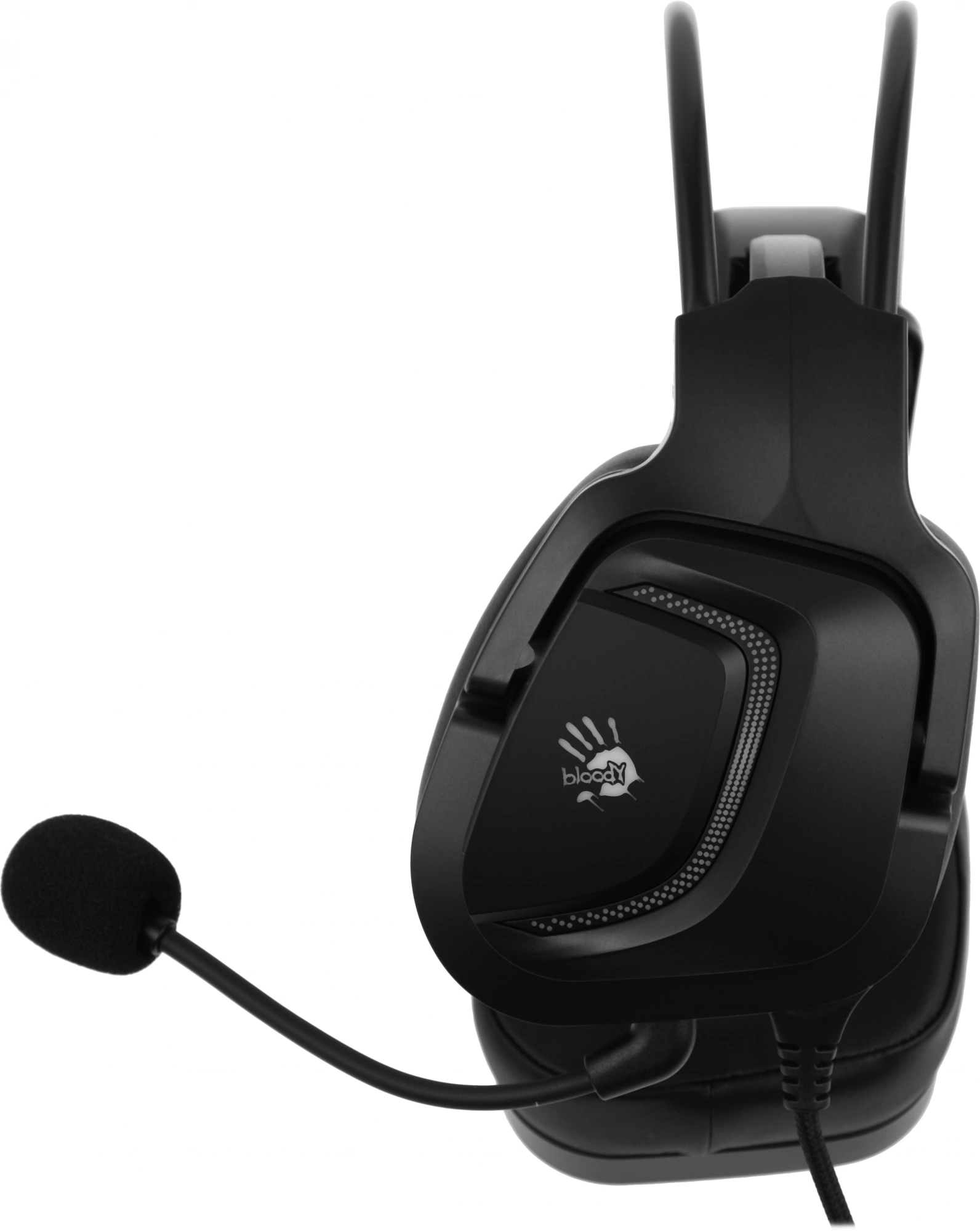 Наушники с микрофоном A4Tech Bloody G575P черный 2м мониторные оголовье (G575P 4PIN+USB/BLACK) — изображение 6
