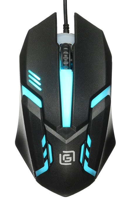 Мышь Оклик 396M INSOMNIA черный оптическая 1200dpi USB 3but (1192373)