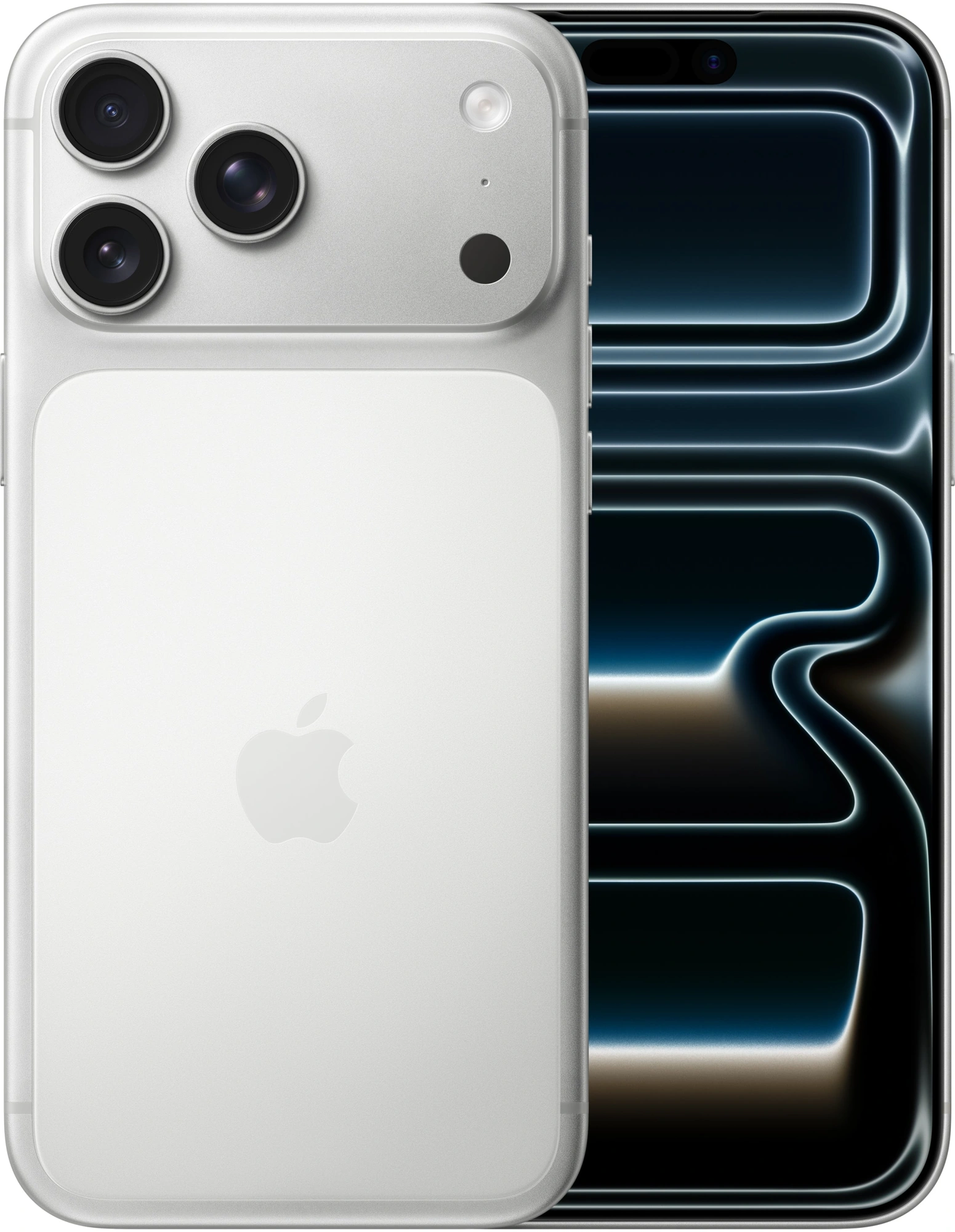Смартфон Apple A3526 iPhone 17 Pro Max 256Gb 12Gb серебристый моноблок 3G 4G 1Sim 6.9" 1320x2868 iOS 26 48Mpix 802.11 a/b/g/n/ac/ax/be NFC GPS Protect